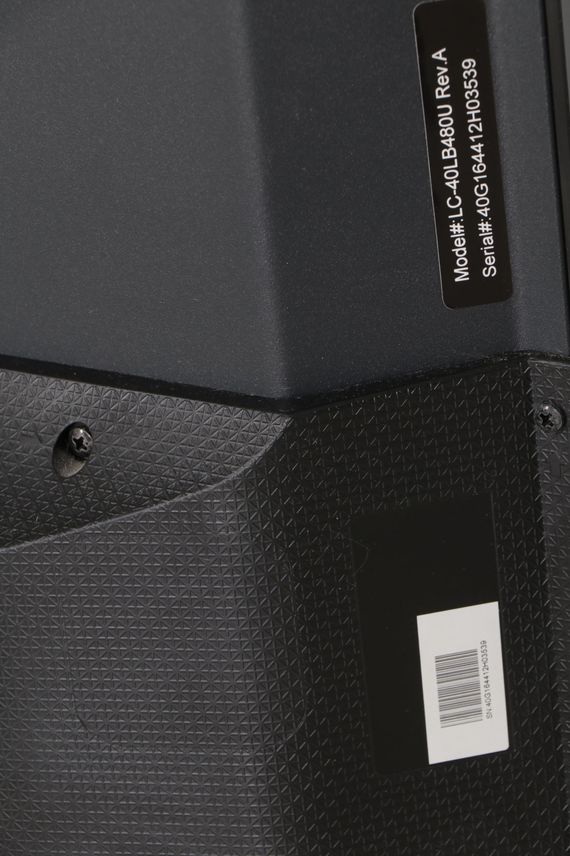 Sharp 40" Smart Flat LED Backlit Screen Television With Remote