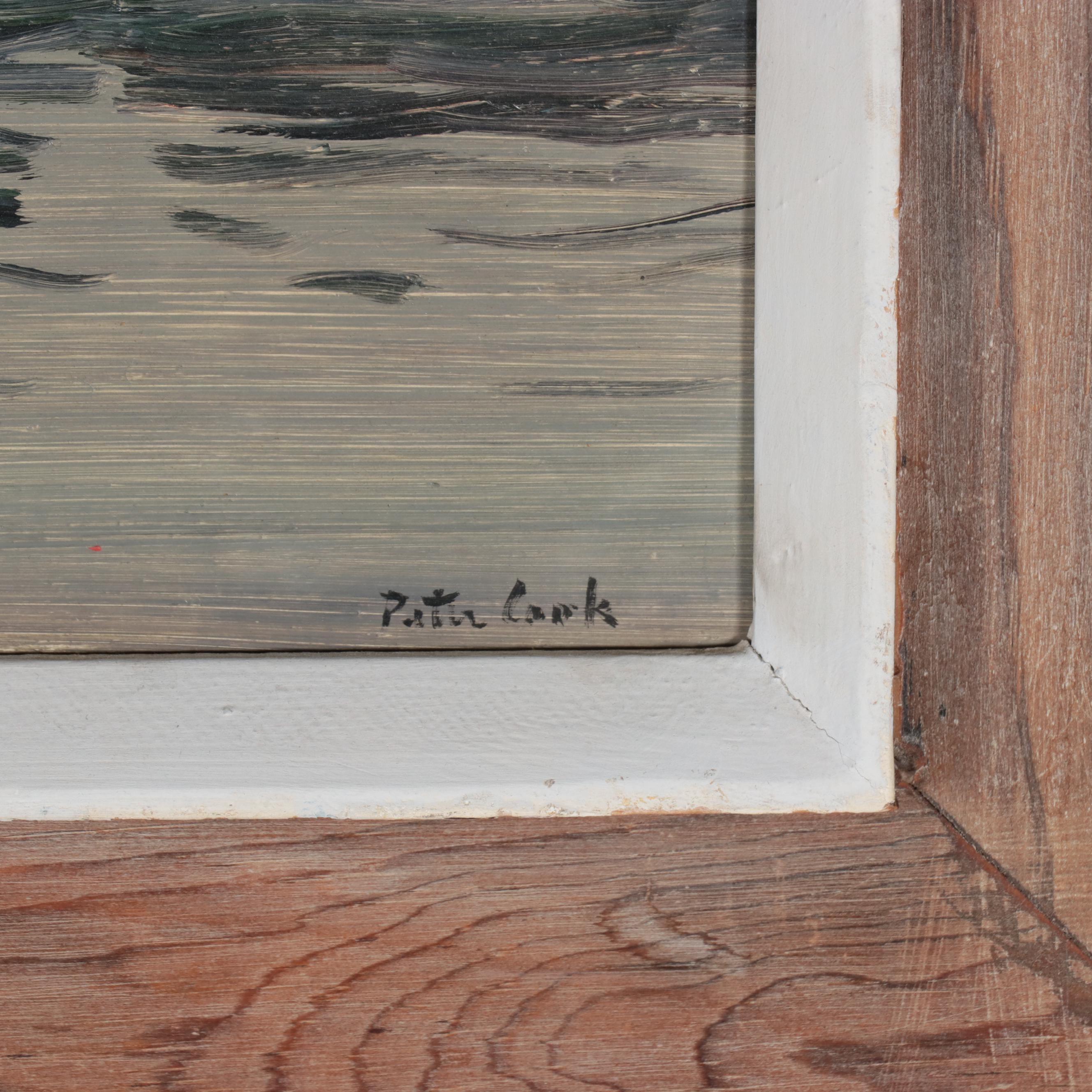 Peter Cook Oil Painting of Seascape "Casco Passage," 20th Century