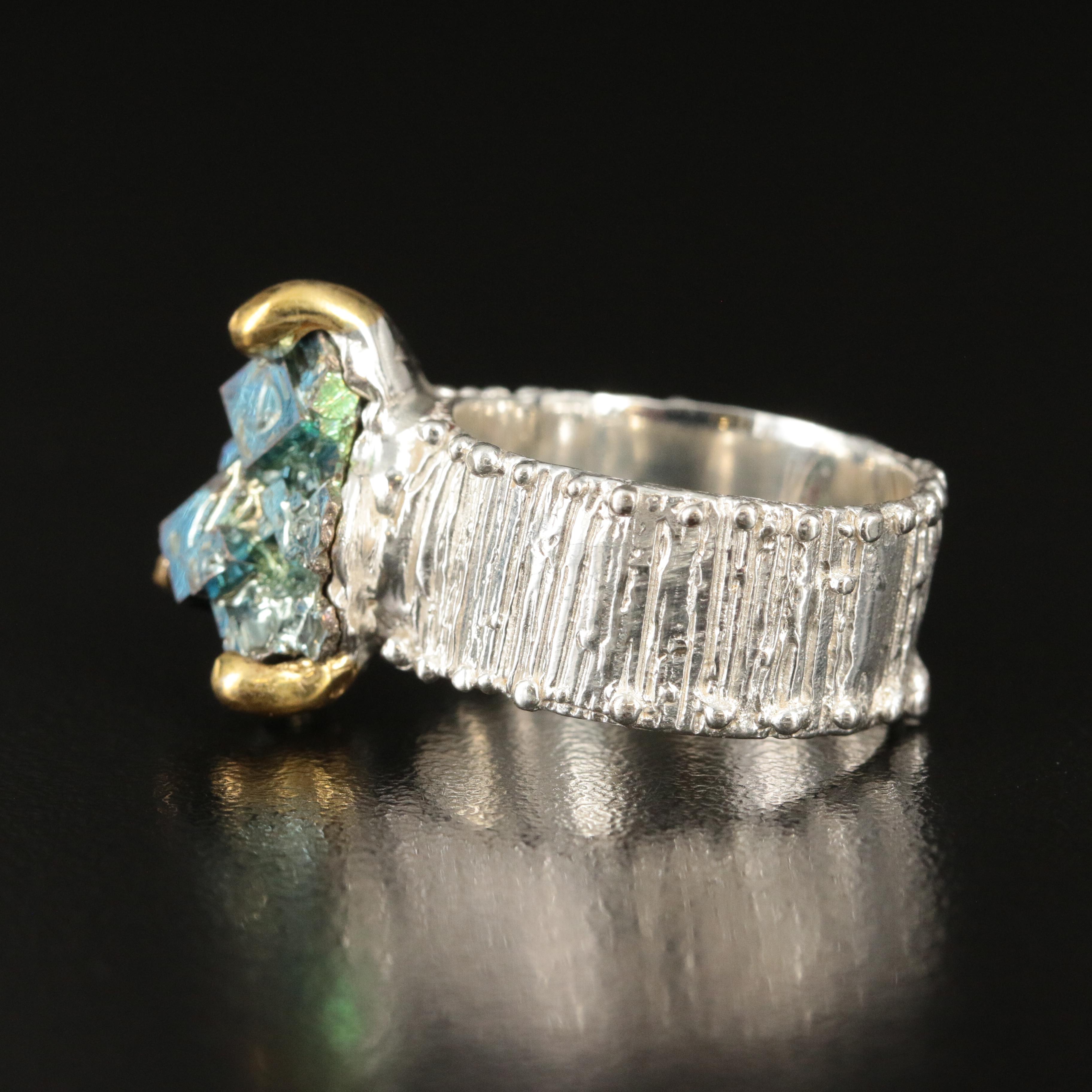 Sterling Bismuth Ring