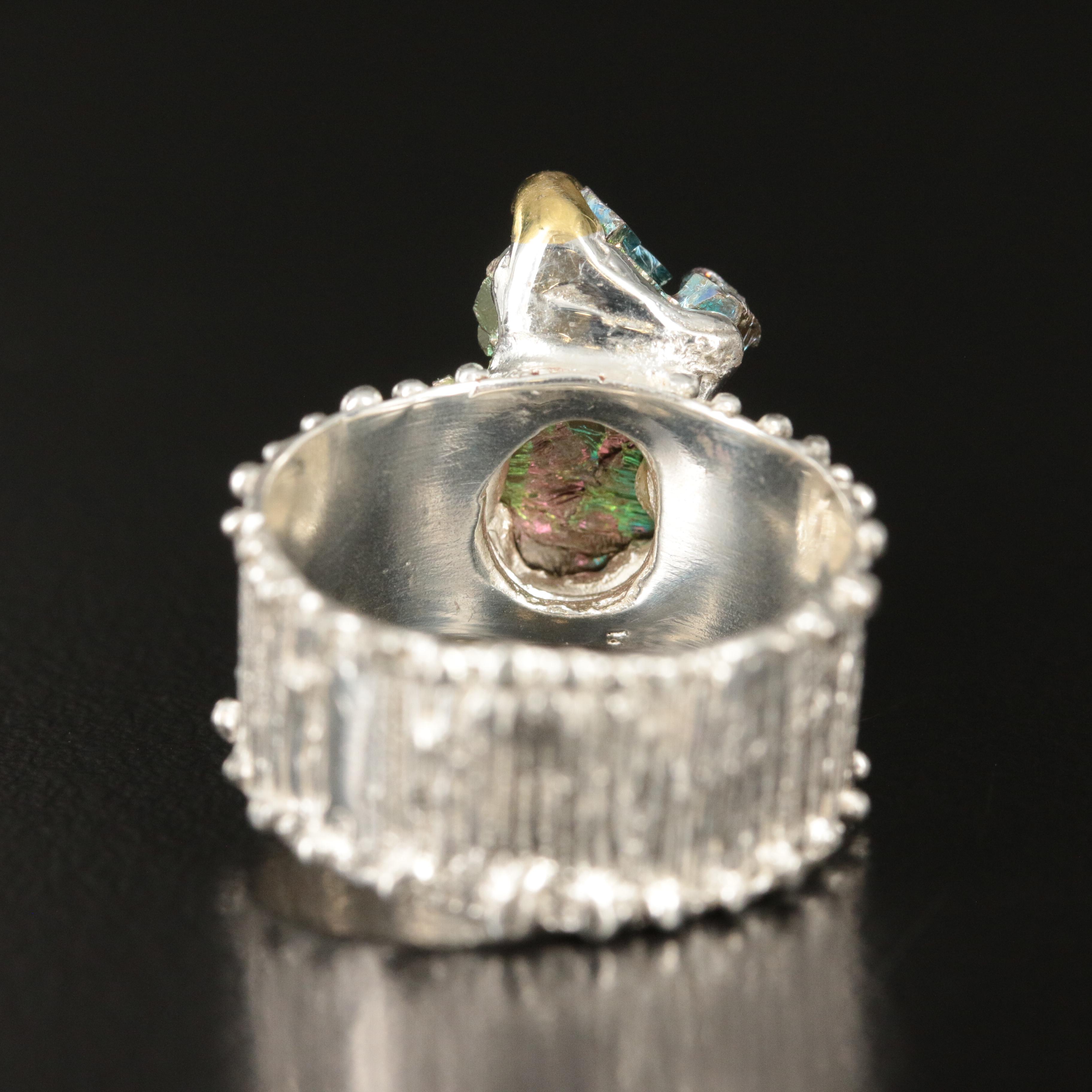Sterling Bismuth Ring