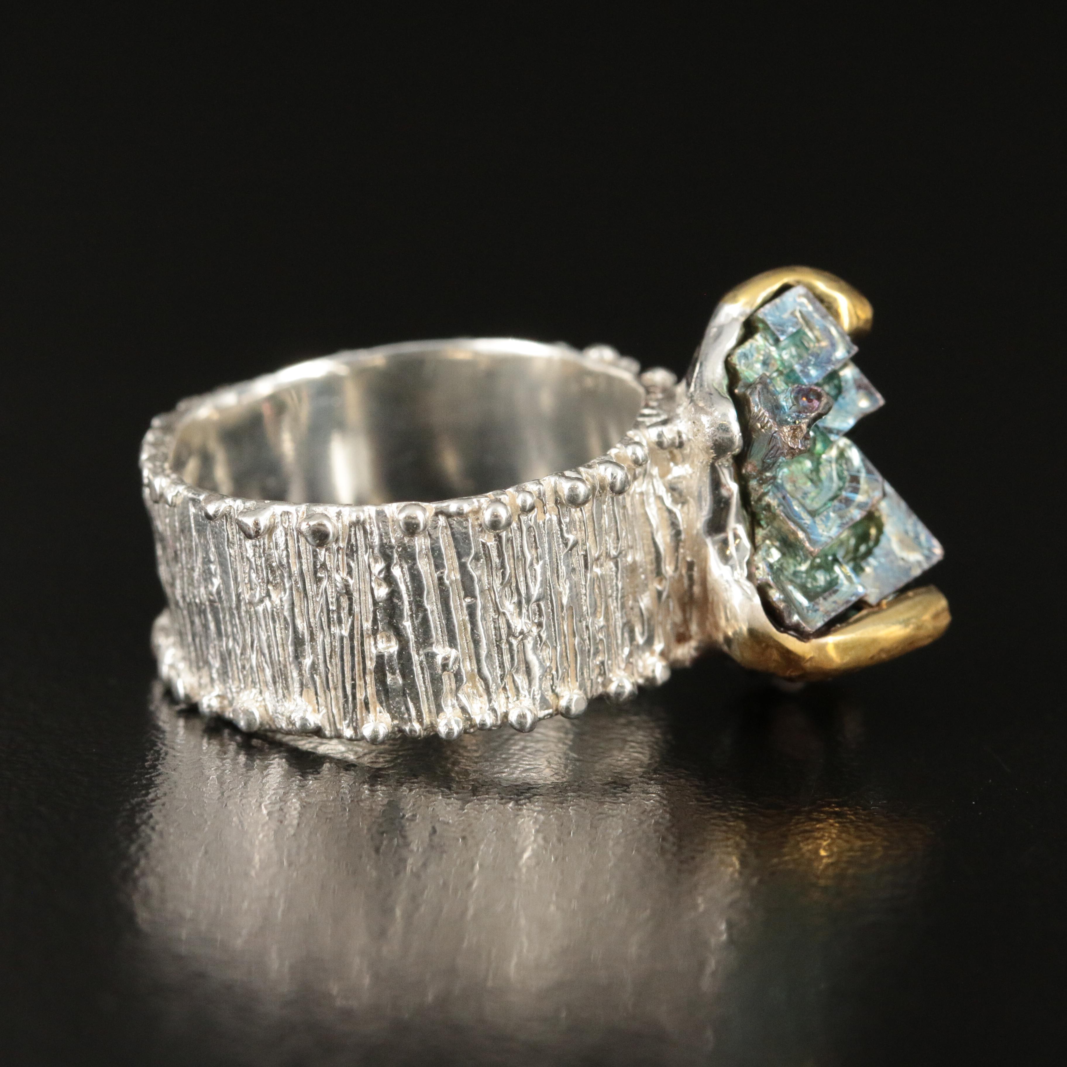 Sterling Bismuth Ring