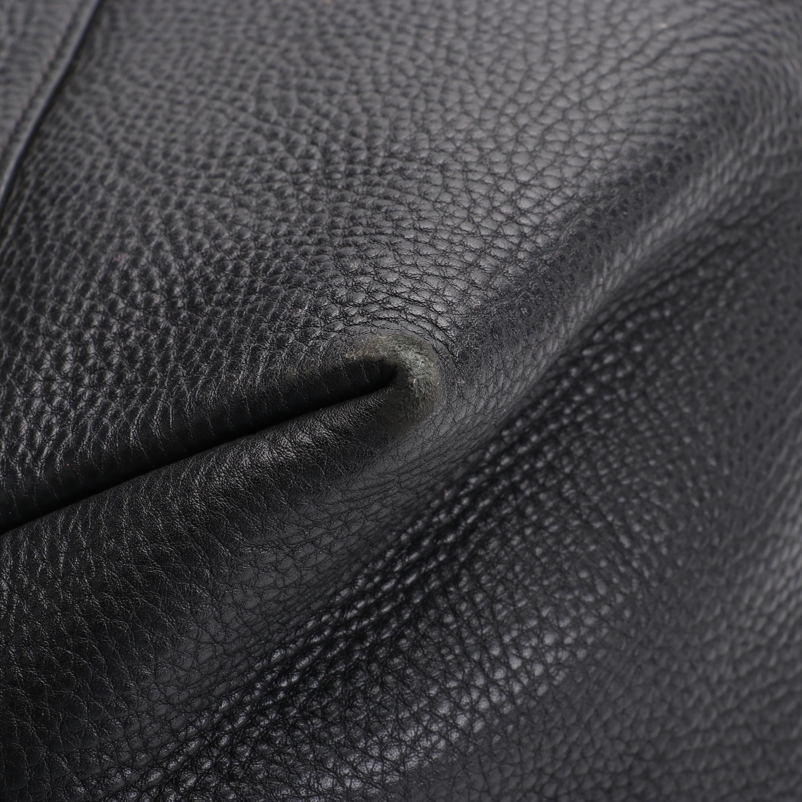 Prada Convertible Shopper Tote in Black Leather