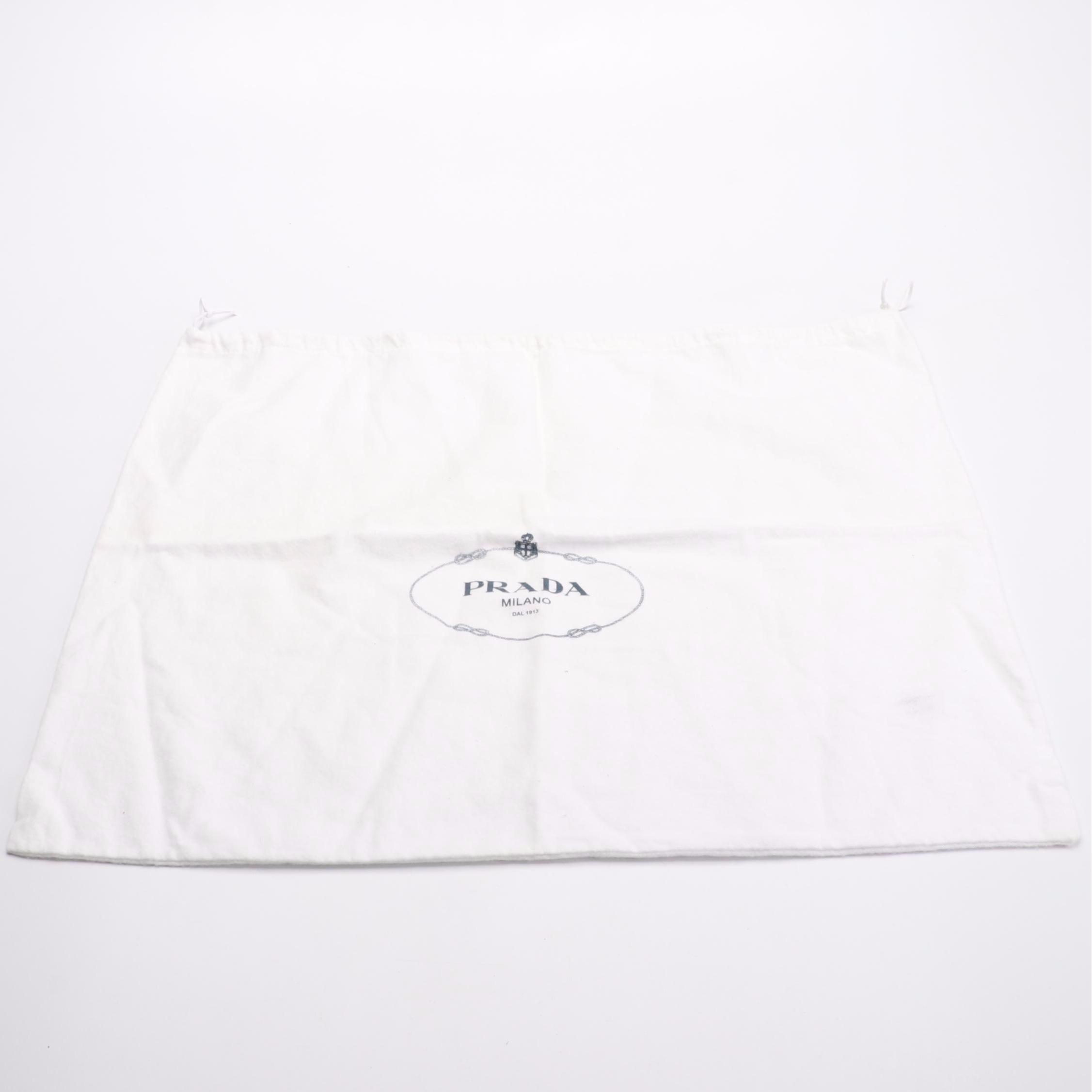 Prada Convertible Shopper Tote in Black Leather