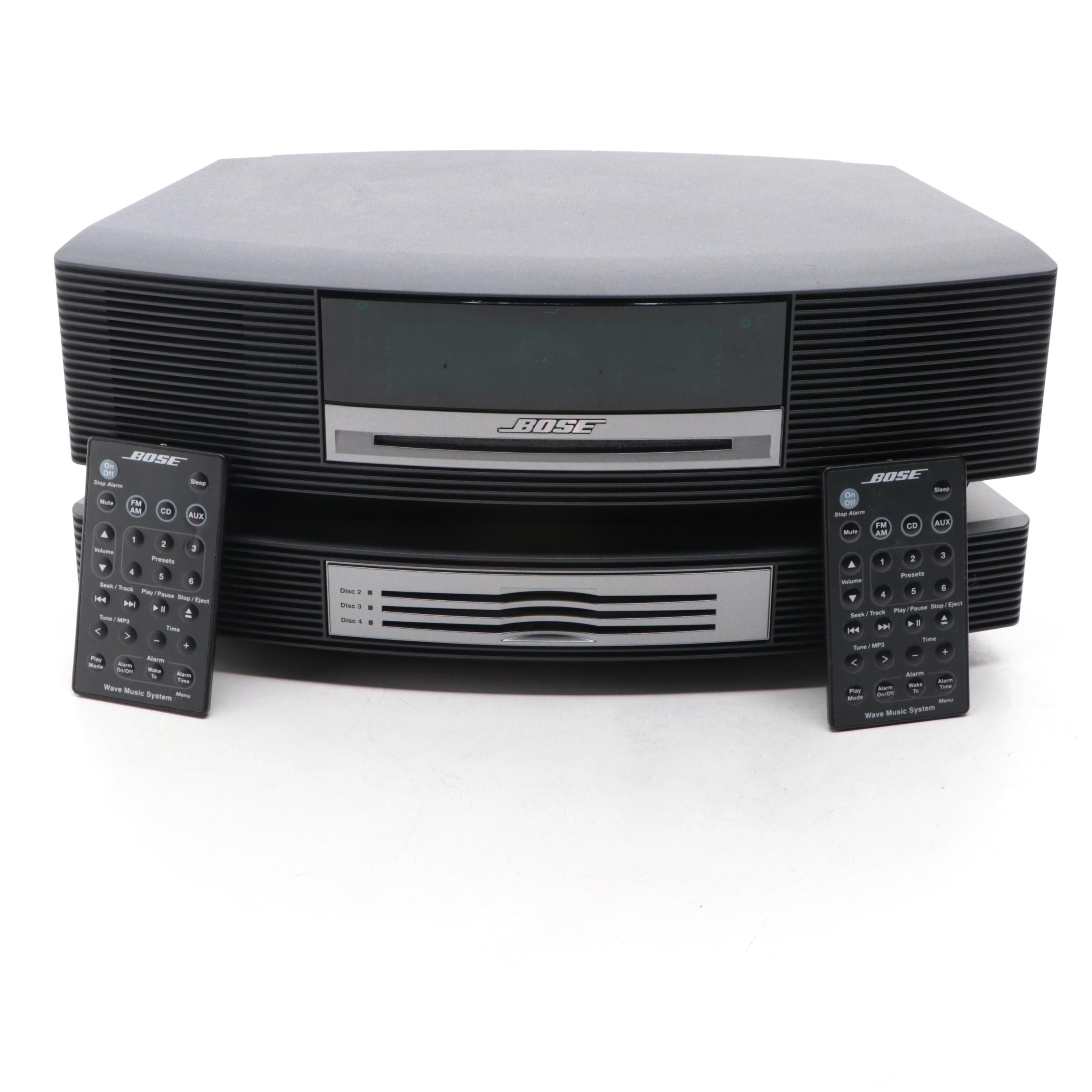 Bose Wave Radio with CD Player, Multi-CD Changer and Remotes