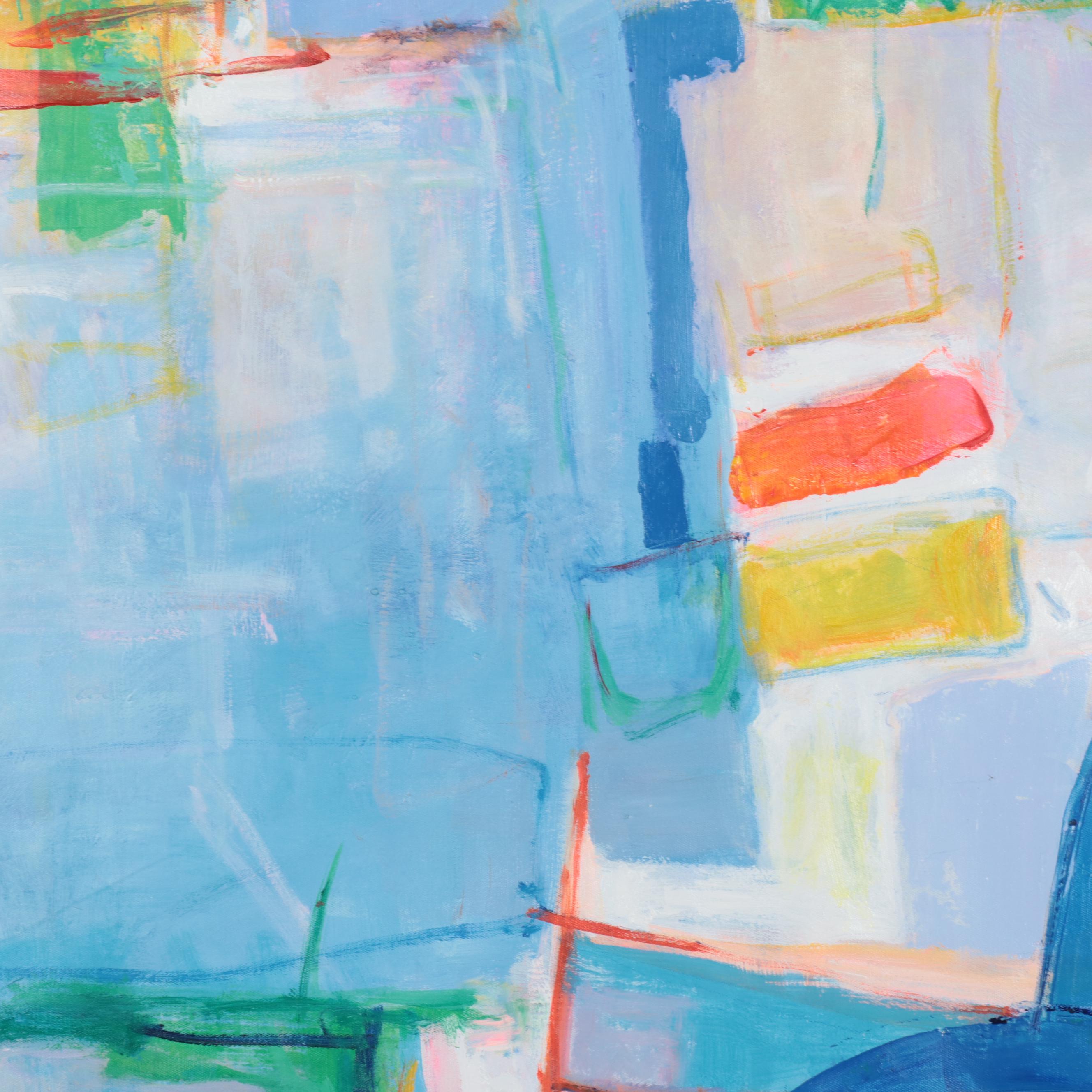 Ziti Large-Scale Abstract Oil Painting, 21st Century