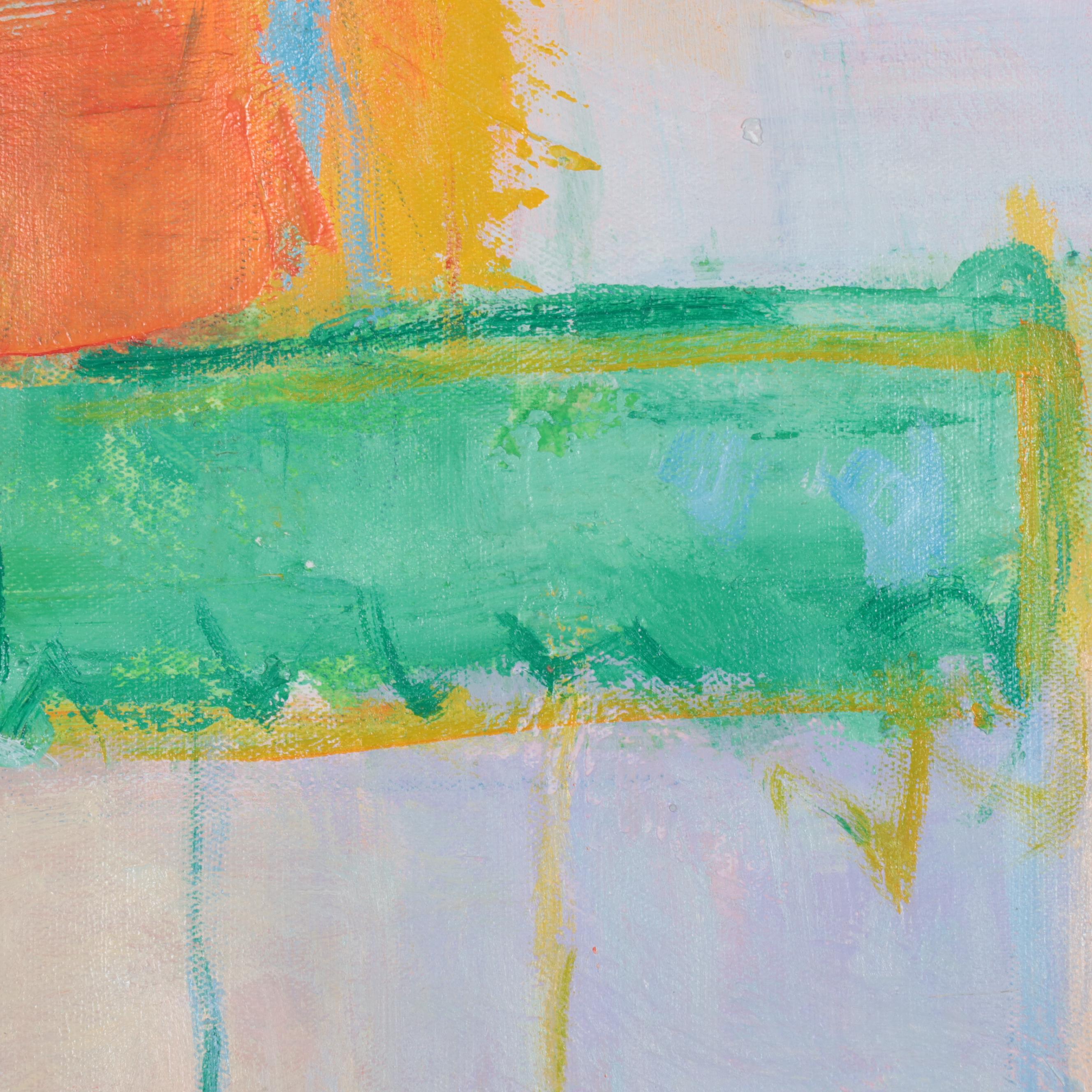 Ziti Large-Scale Abstract Oil Painting, 21st Century