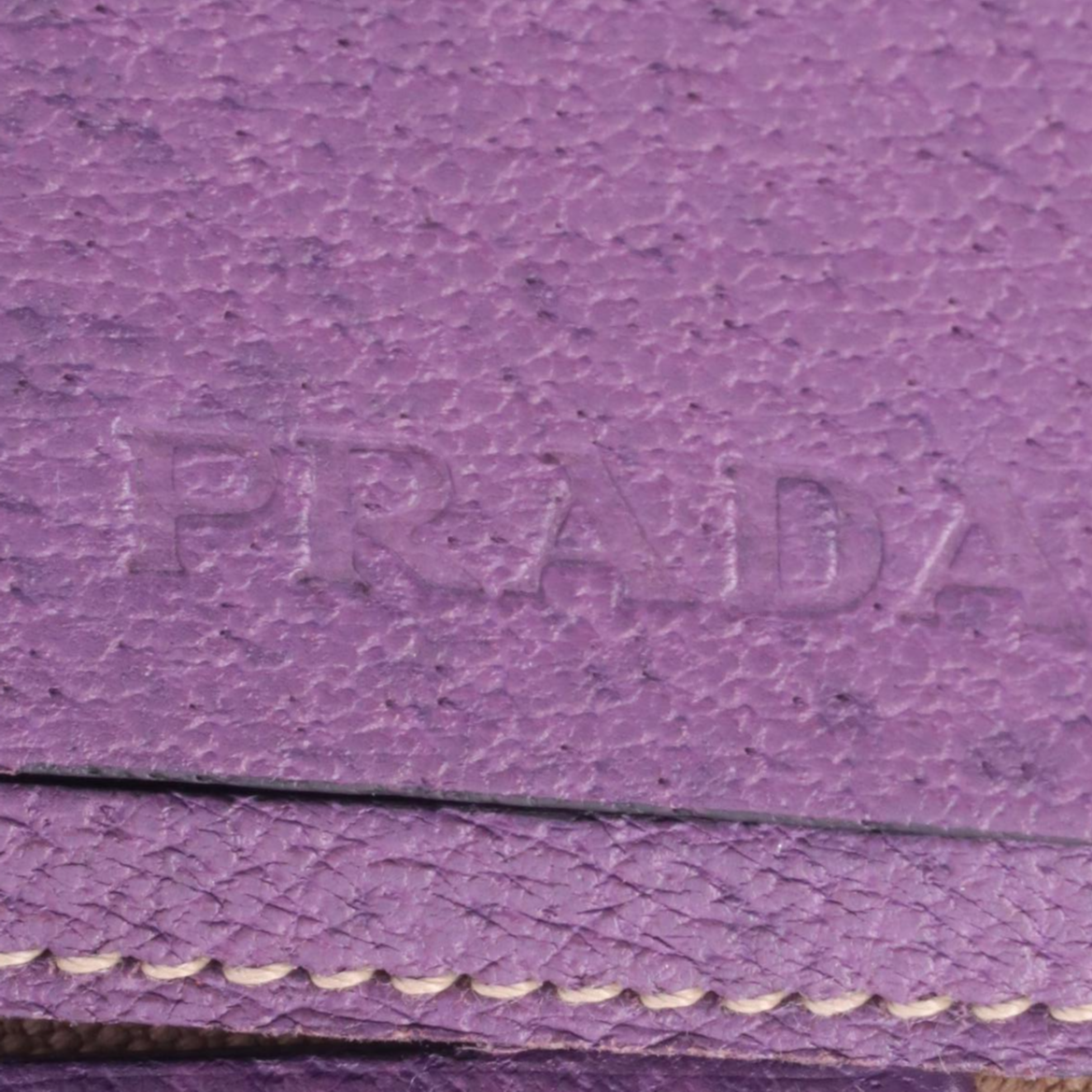 Prada Vintage Canapa Cinghiale Canvas and Leather Bowling Handbag