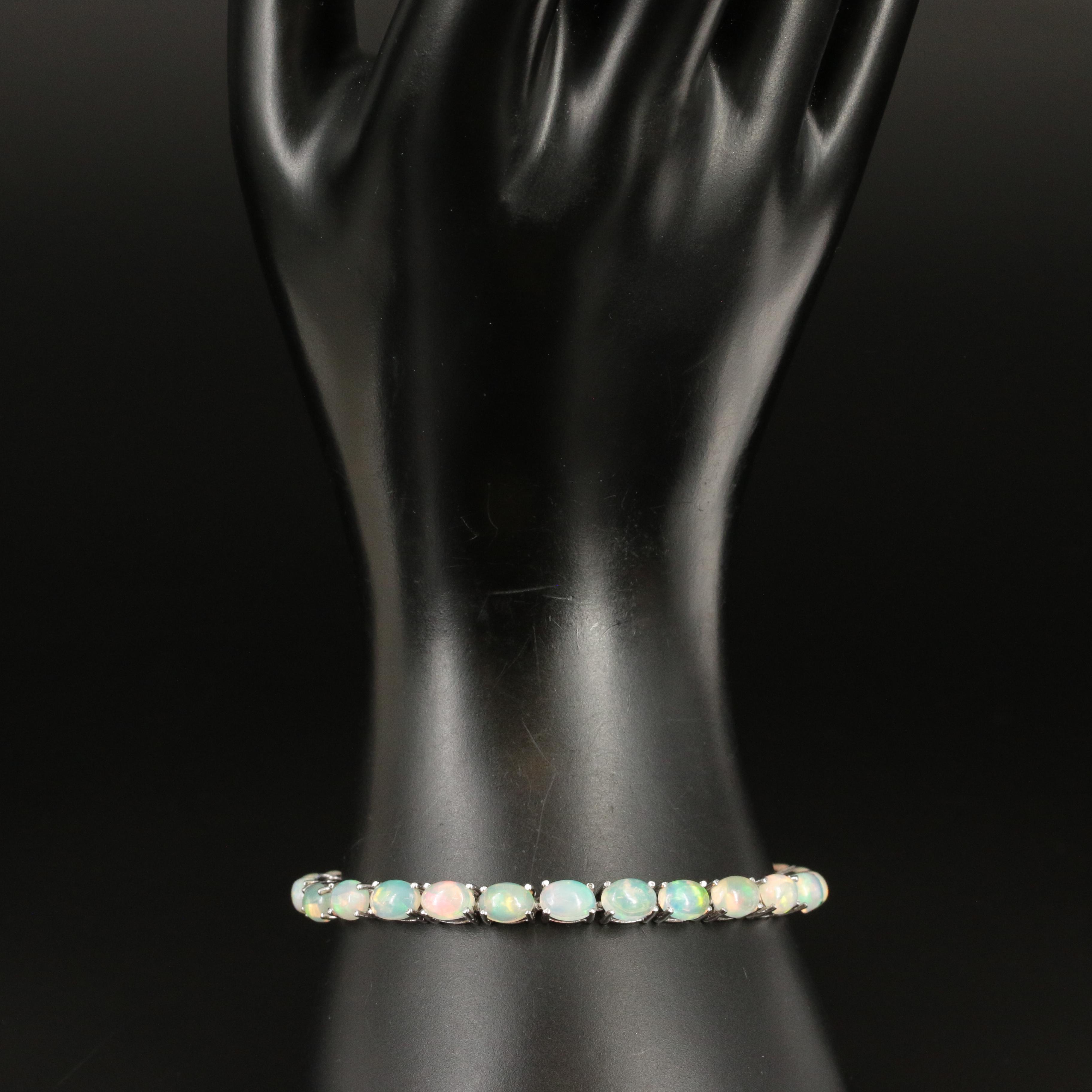 Sterling Opal Bracelet