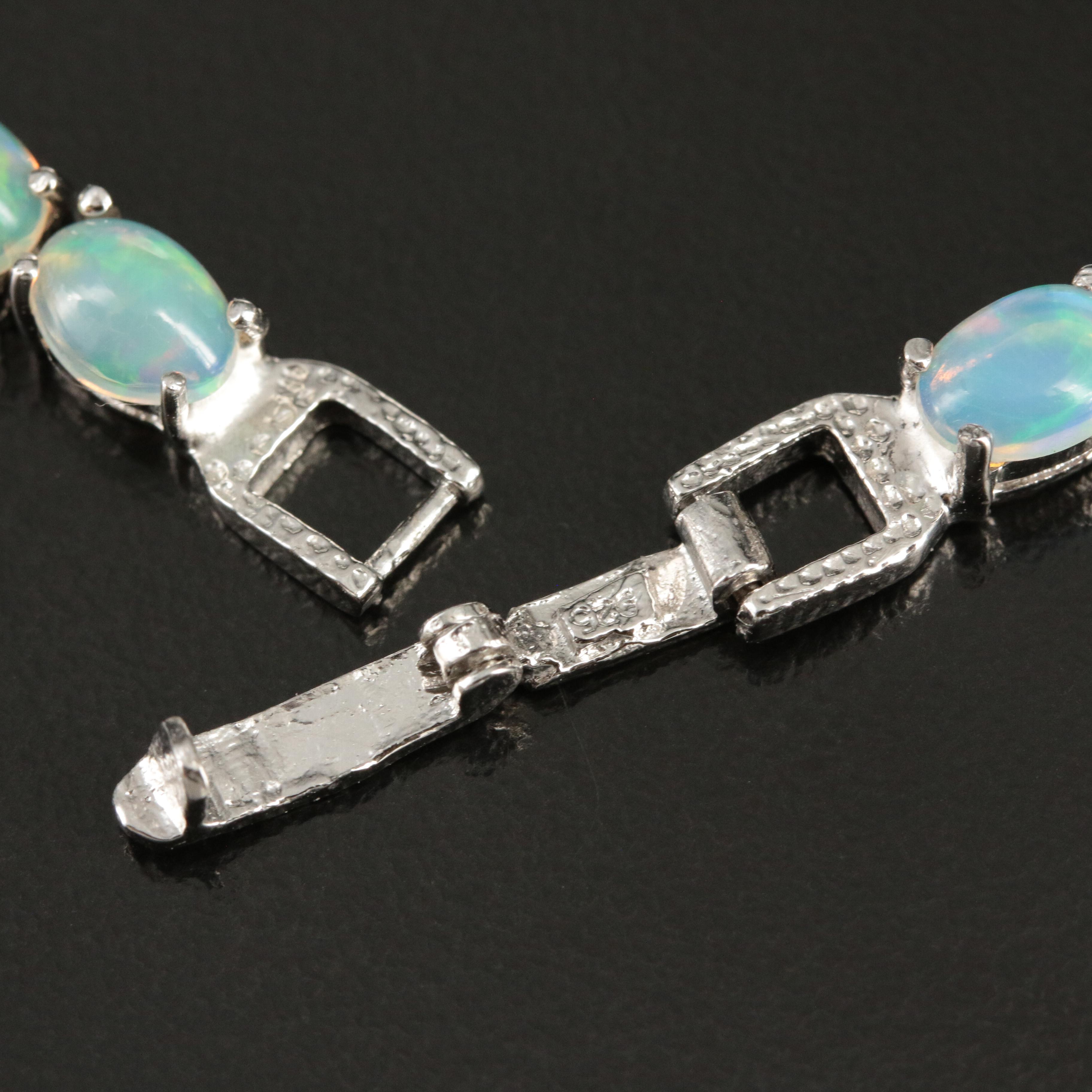 Sterling Opal Bracelet
