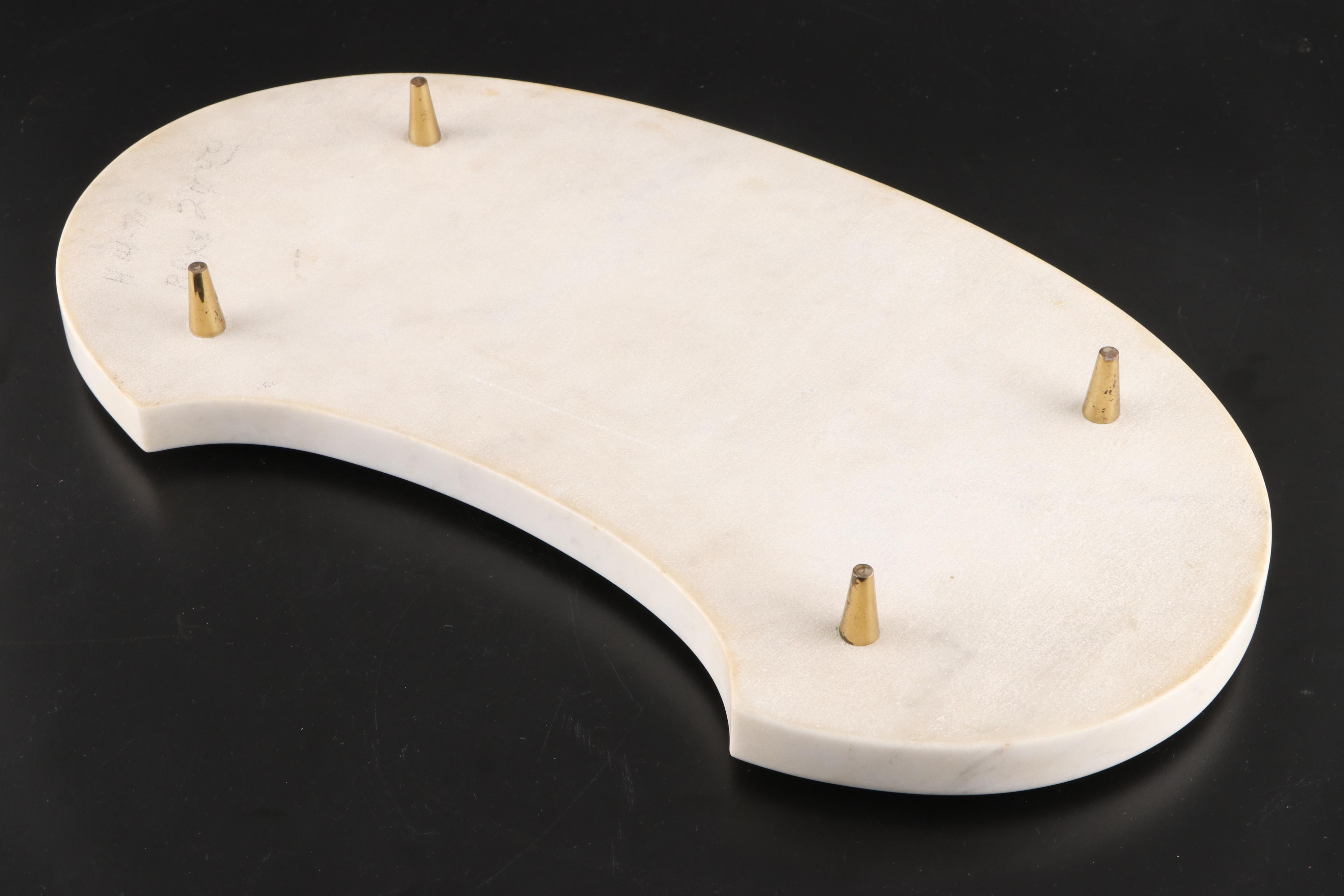 Thermos Brass Bound Ice Bucket with Marble Charcuterie Board