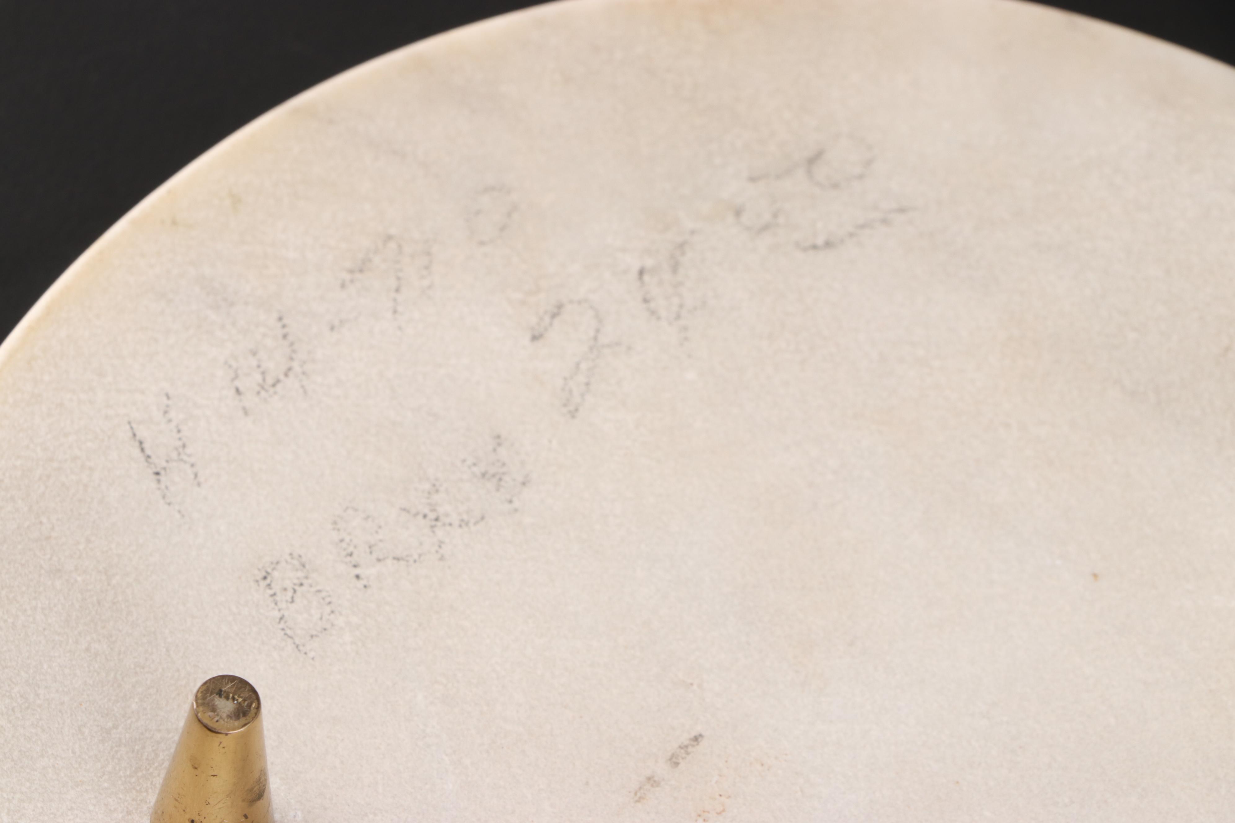 Thermos Brass Bound Ice Bucket with Marble Charcuterie Board