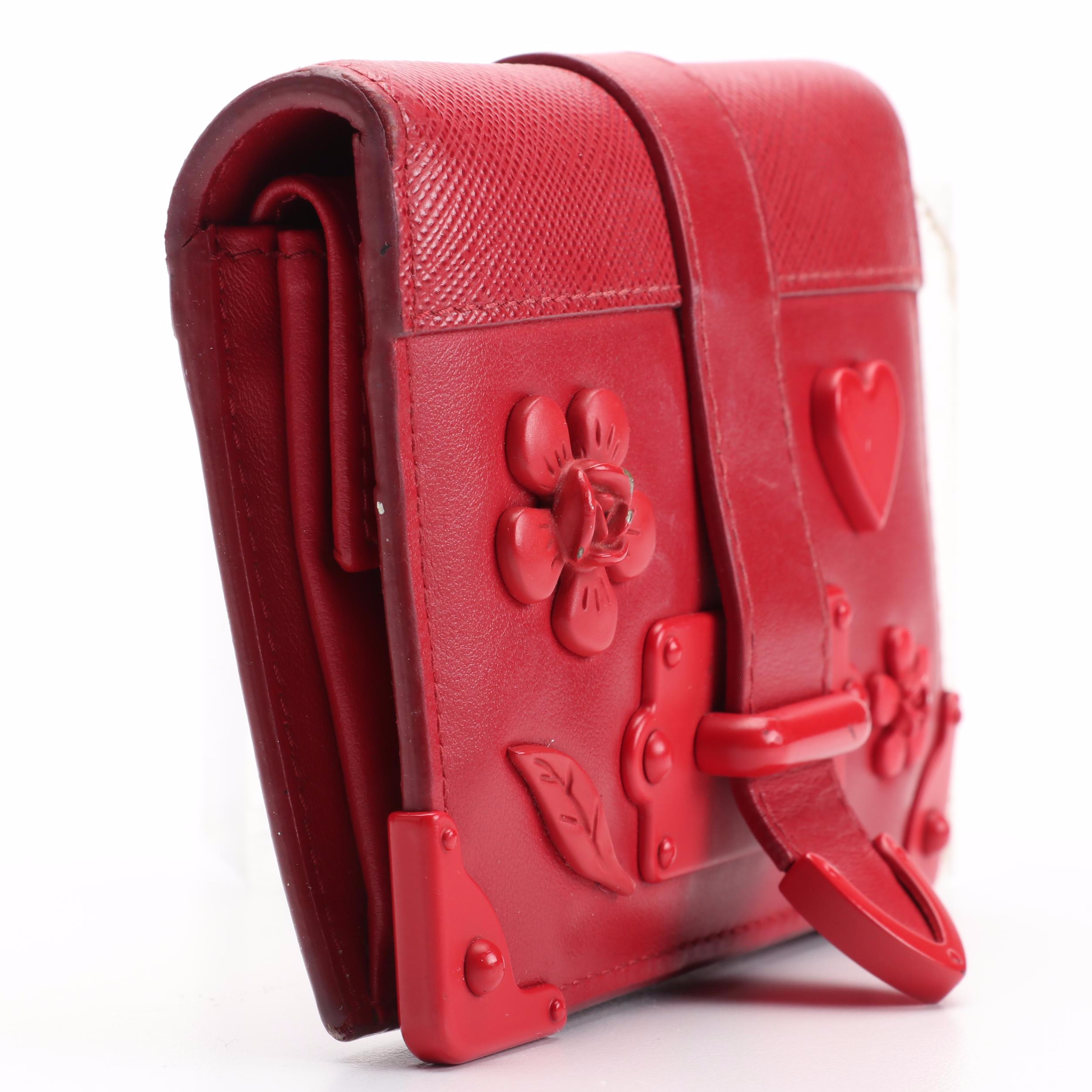 Prada City Saffiano Leather Wallet