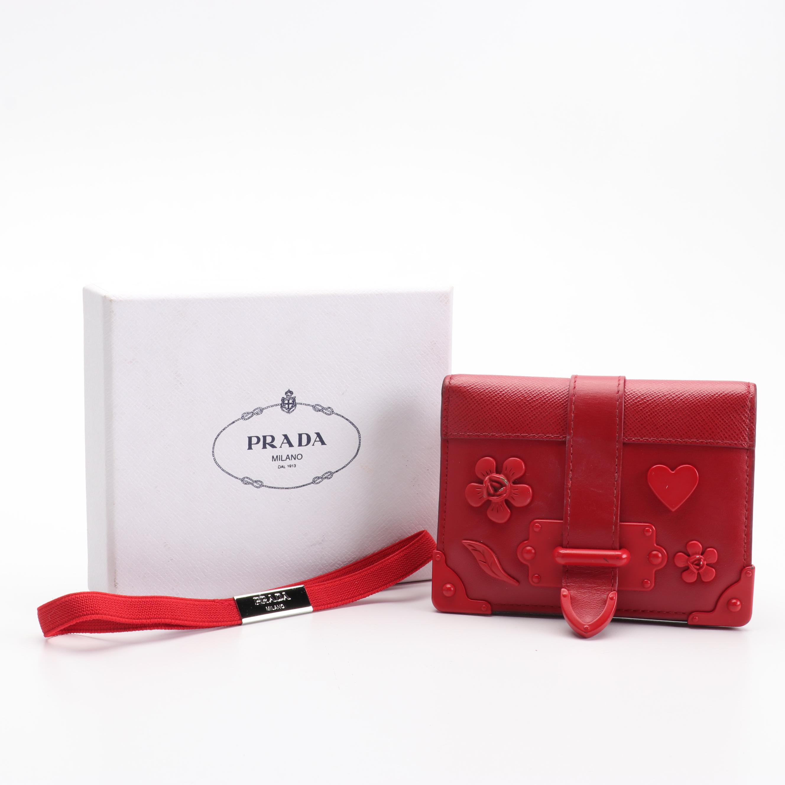 Prada City Saffiano Leather Wallet