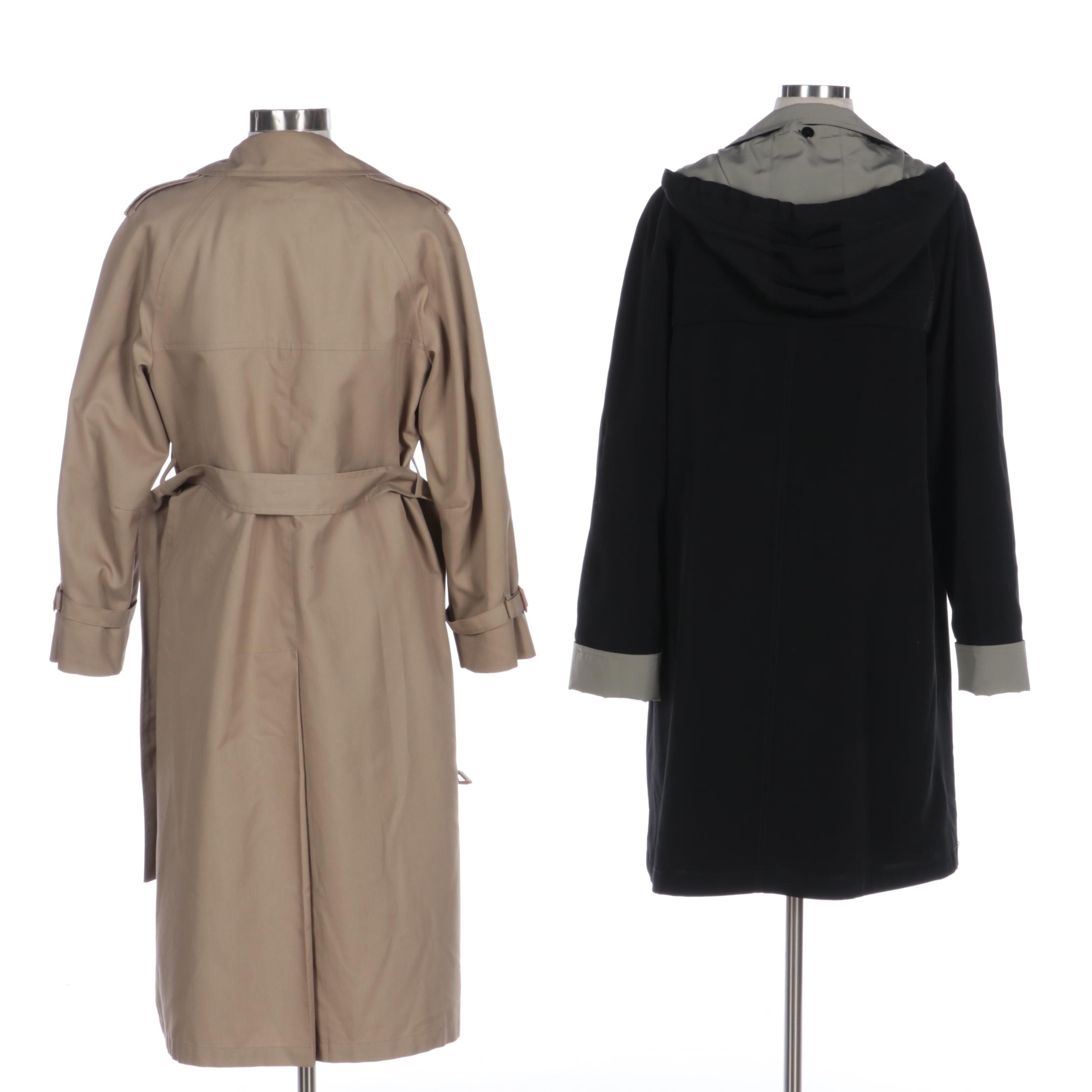 London Fog and Gallery Trench Coats with Removable Liners