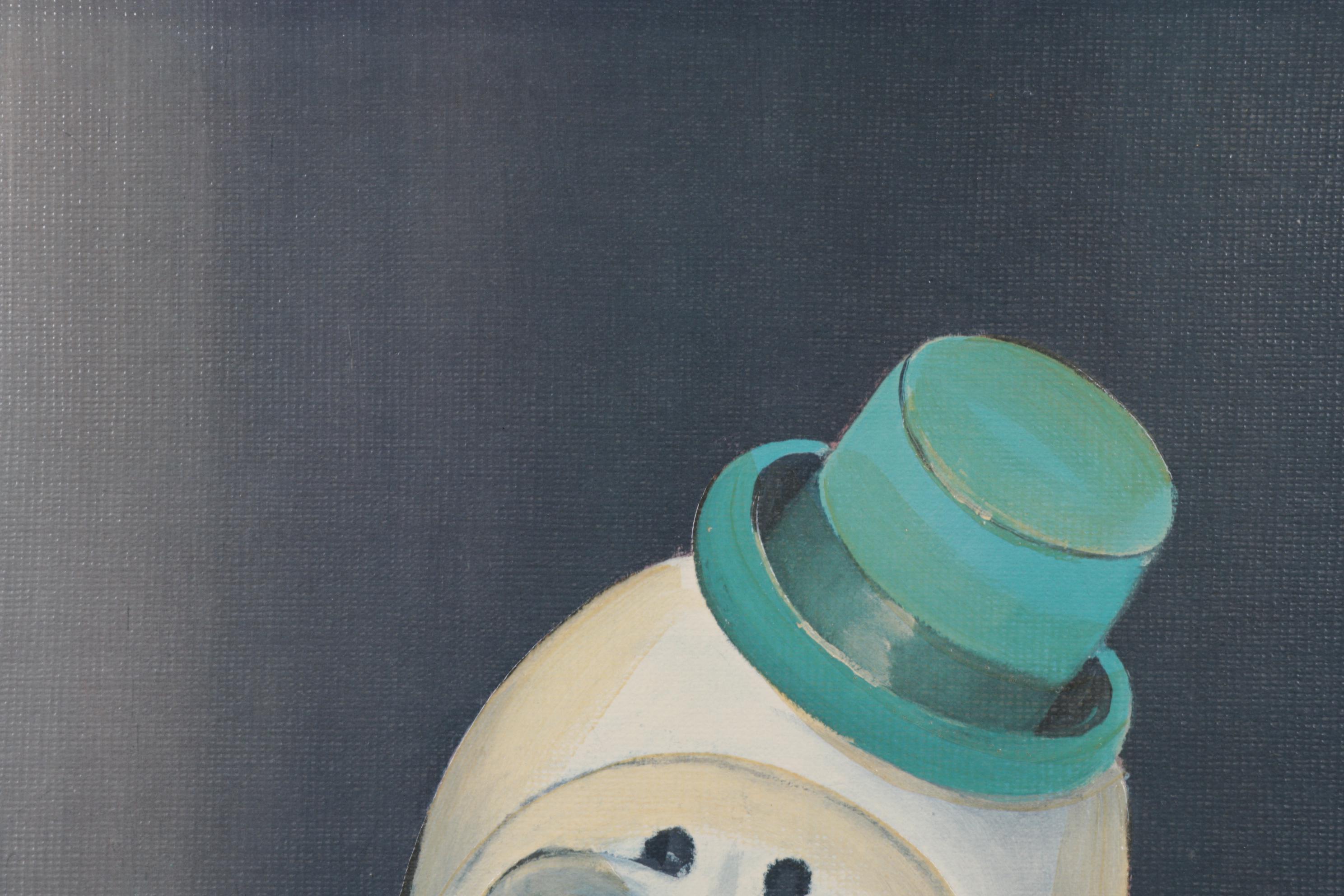 Red Skelton Embellished Offset Lithograph "Sad Face Clown"