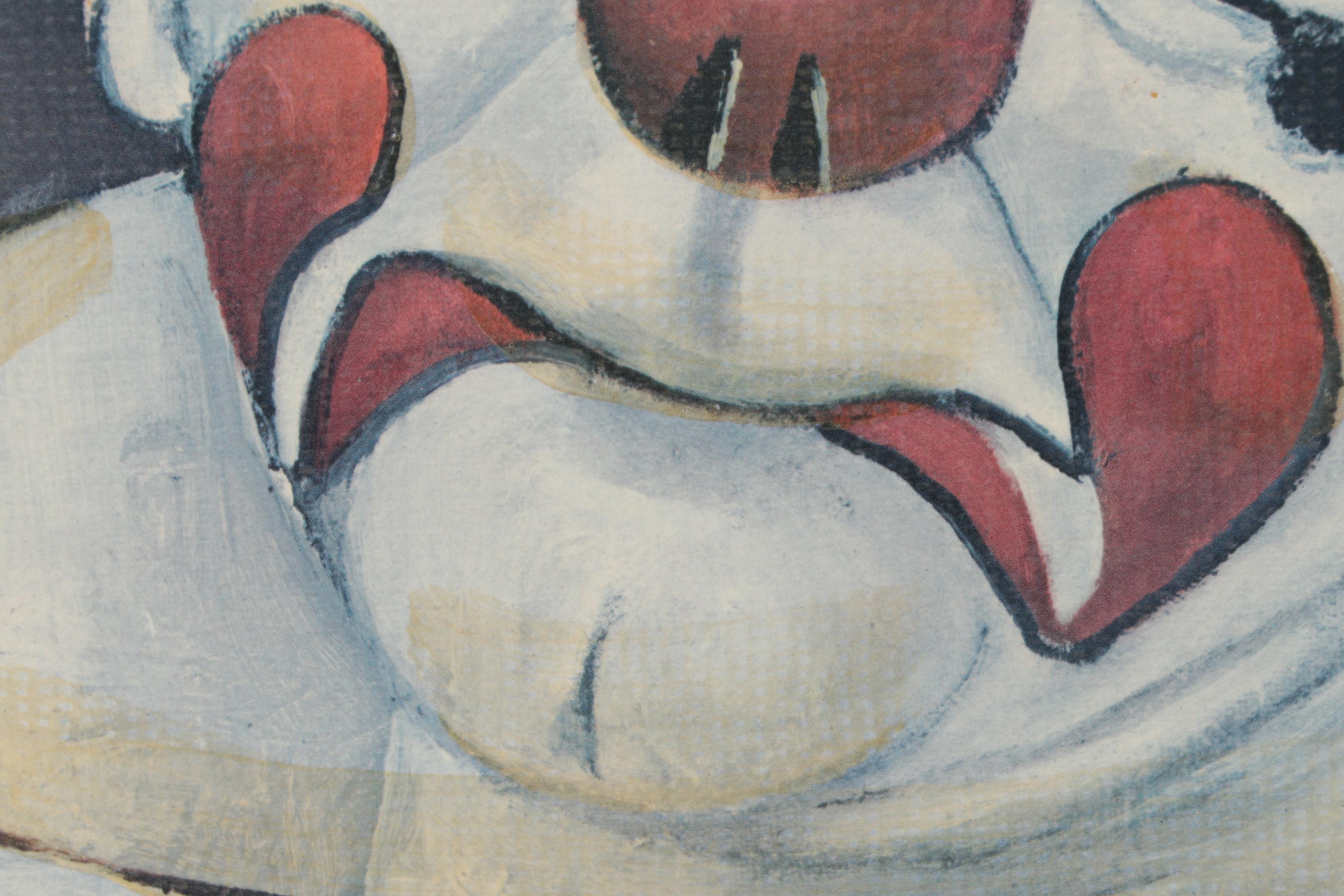 Red Skelton Embellished Offset Lithograph "Sad Face Clown"