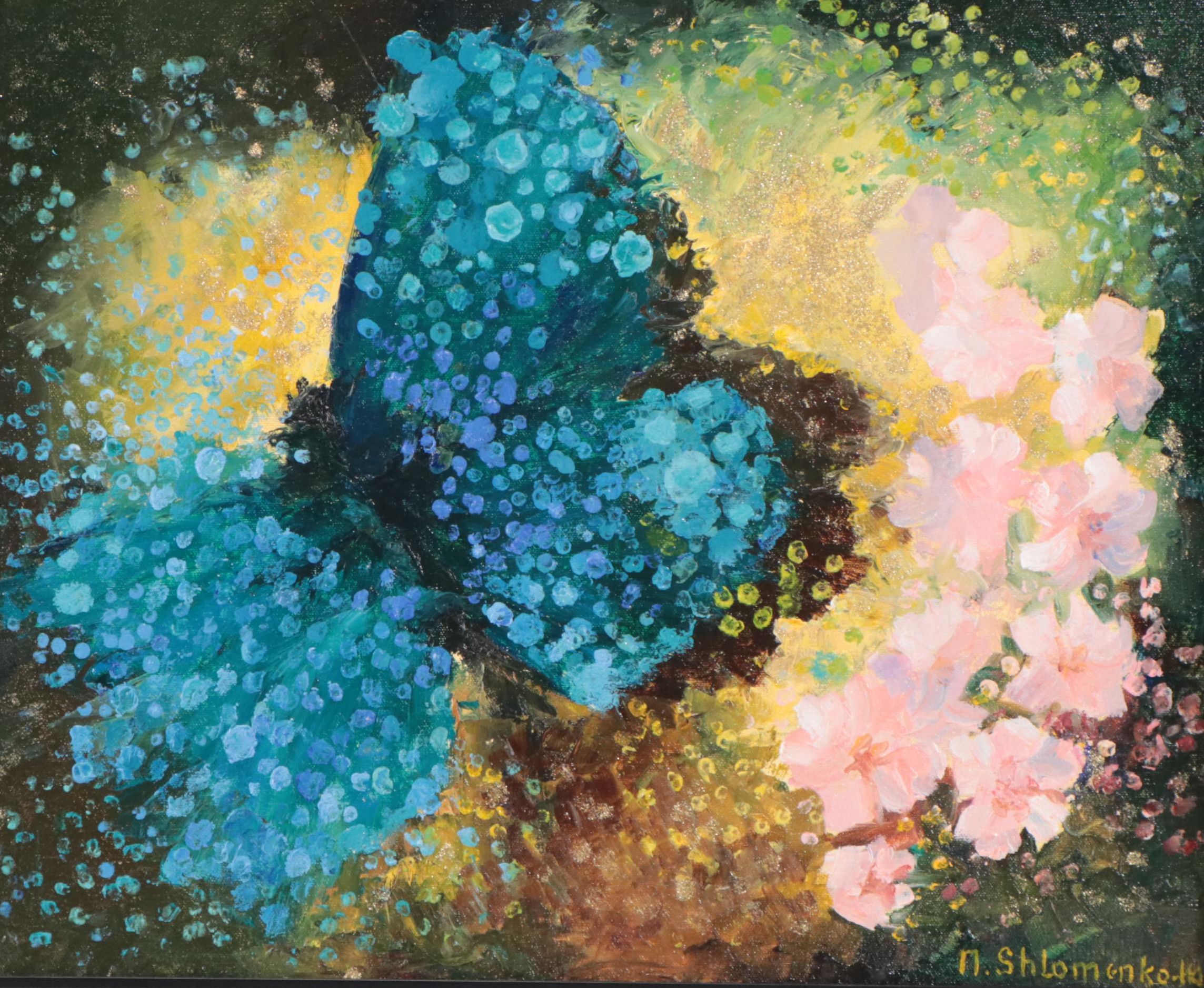Nataliya Shlomenko Oil Painting "Butterfly," 21st century