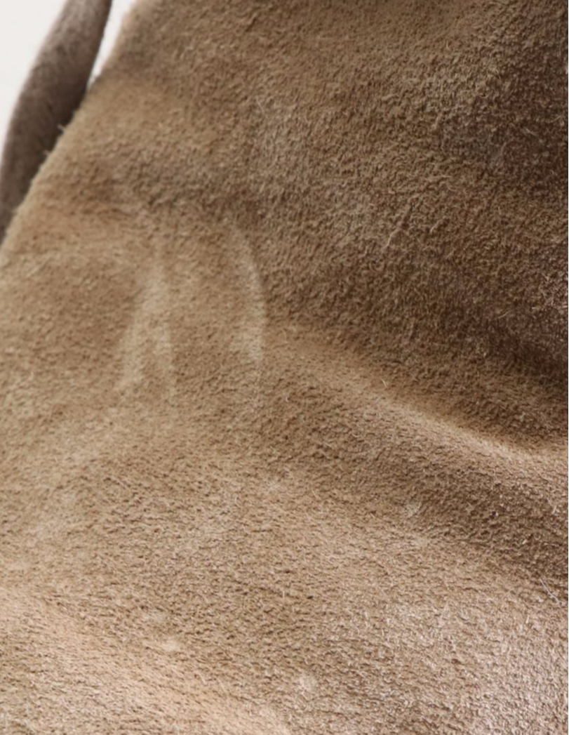 Prada Sport Half-Boot Wedge Booties in Neutral Suede