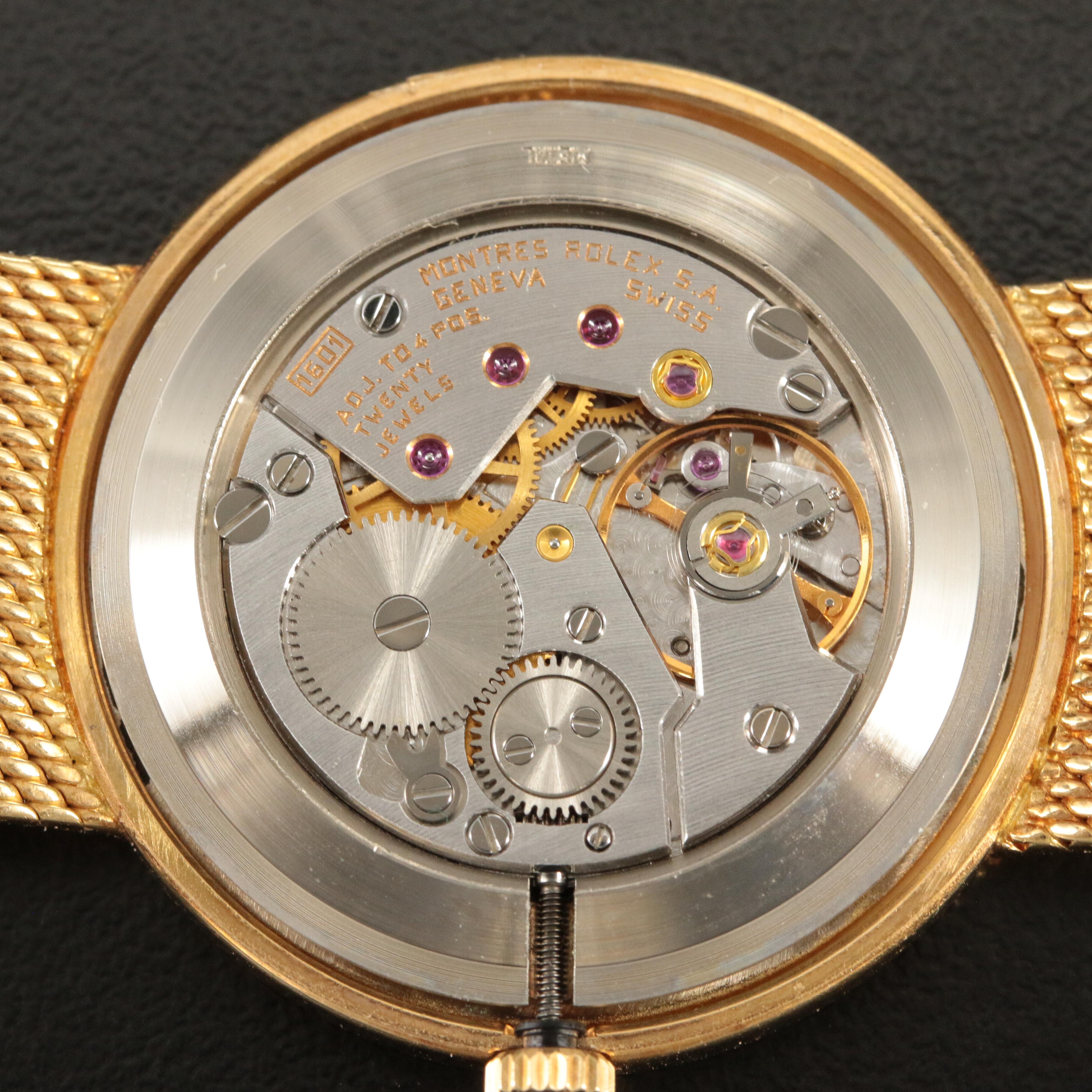 18K Rolex Cellini Vintage Manual-Wind Watch