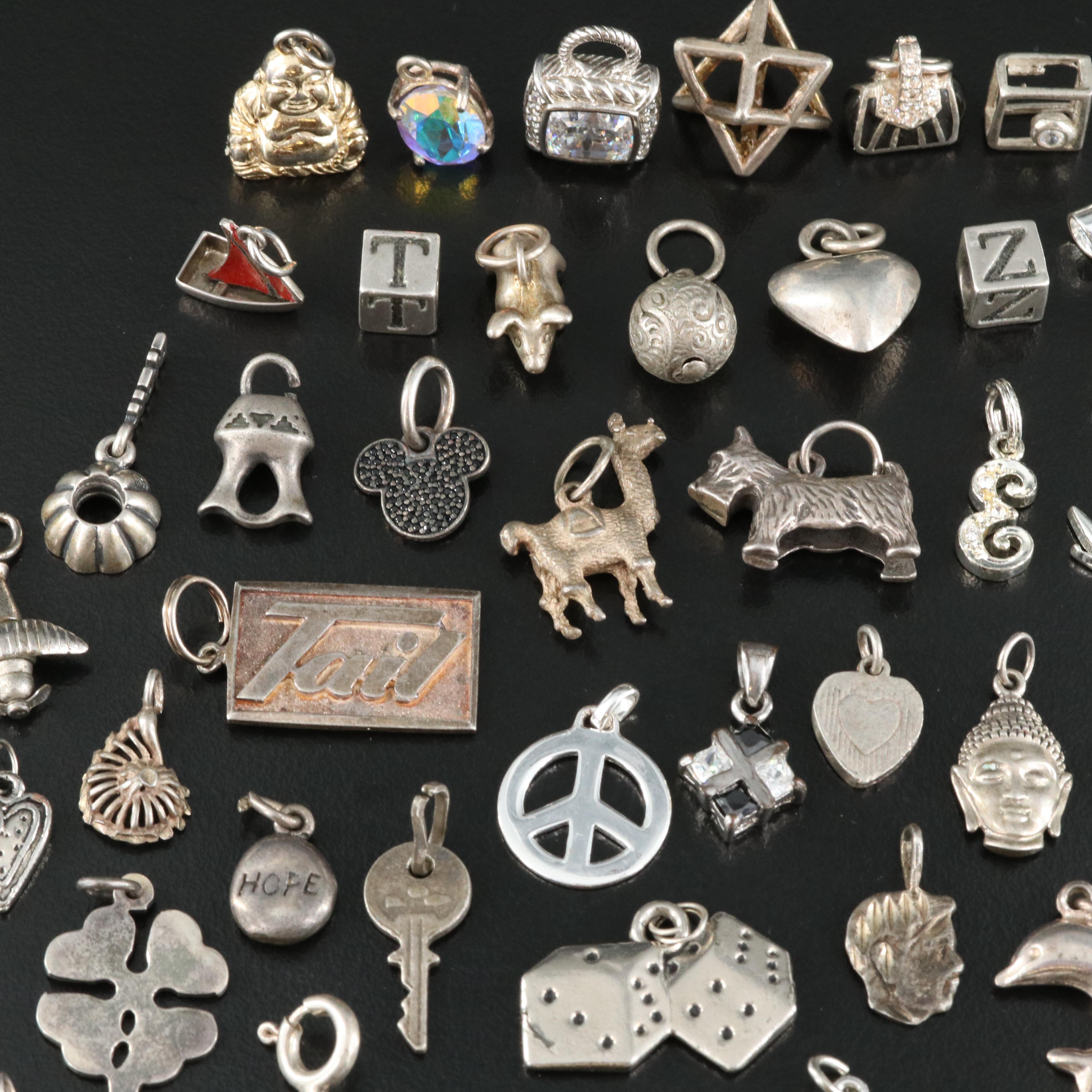 Charms Including Judith Ripka and Pandora