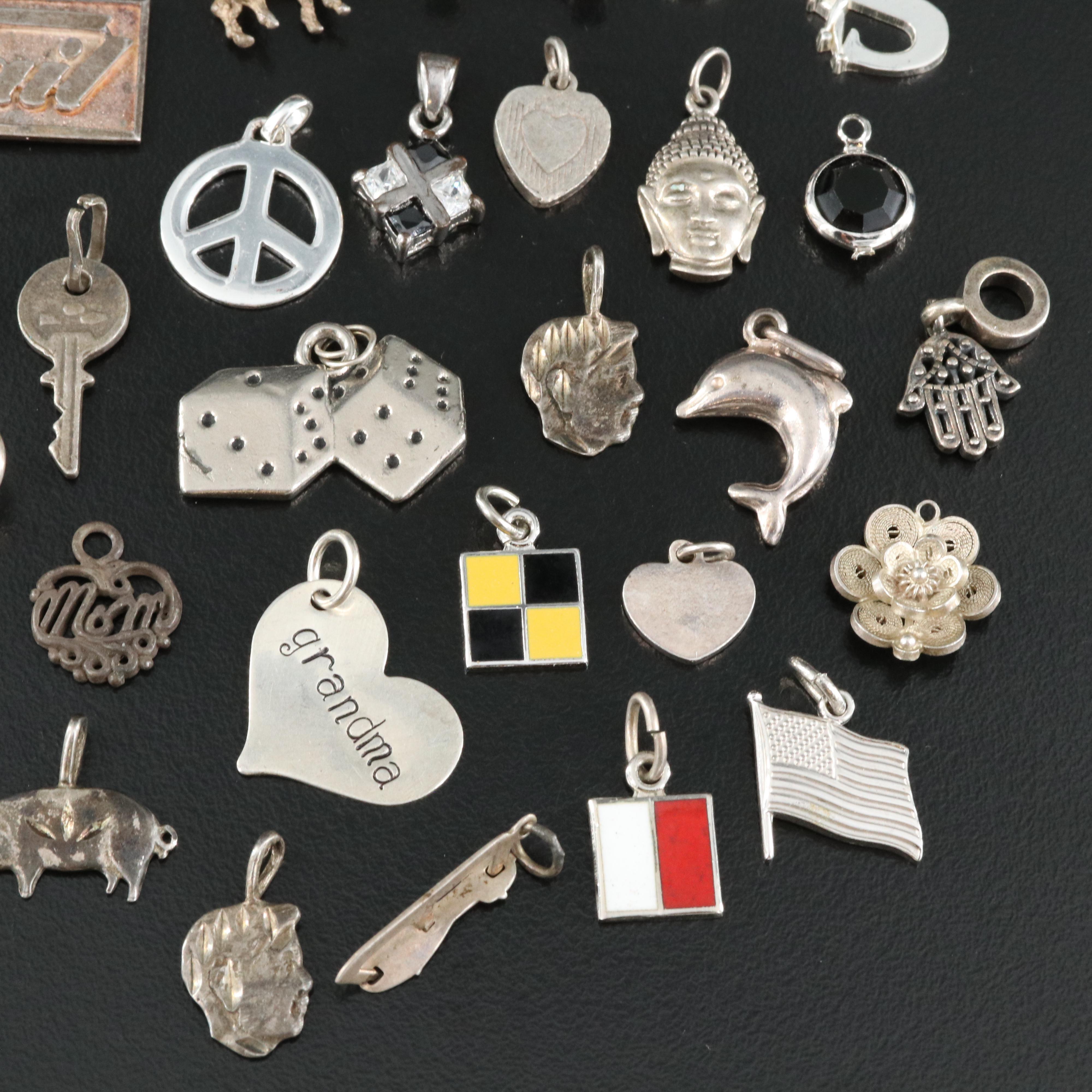 Charms Including Judith Ripka and Pandora