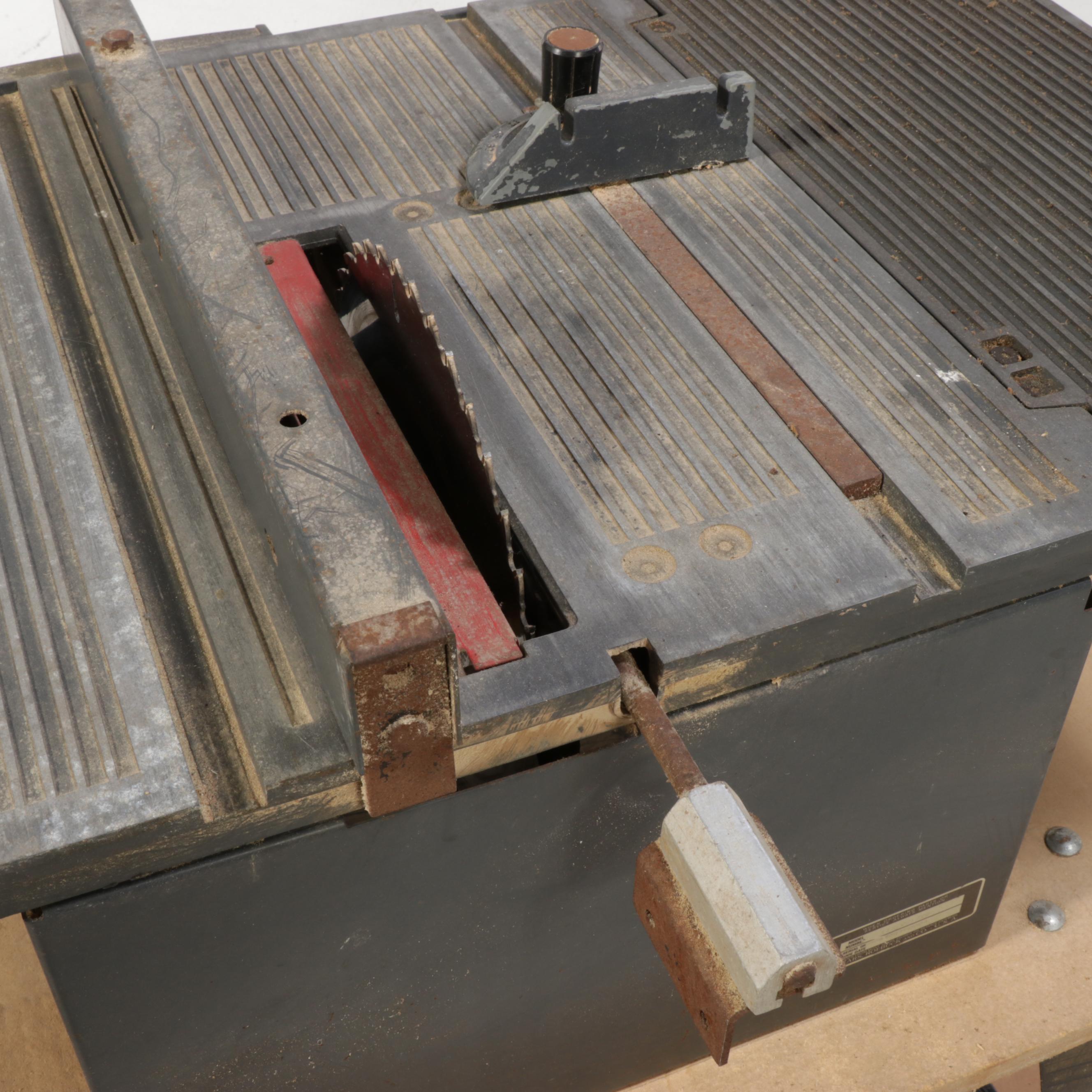 Sears Craftsman Benchtop 10" Table Saw With Stand