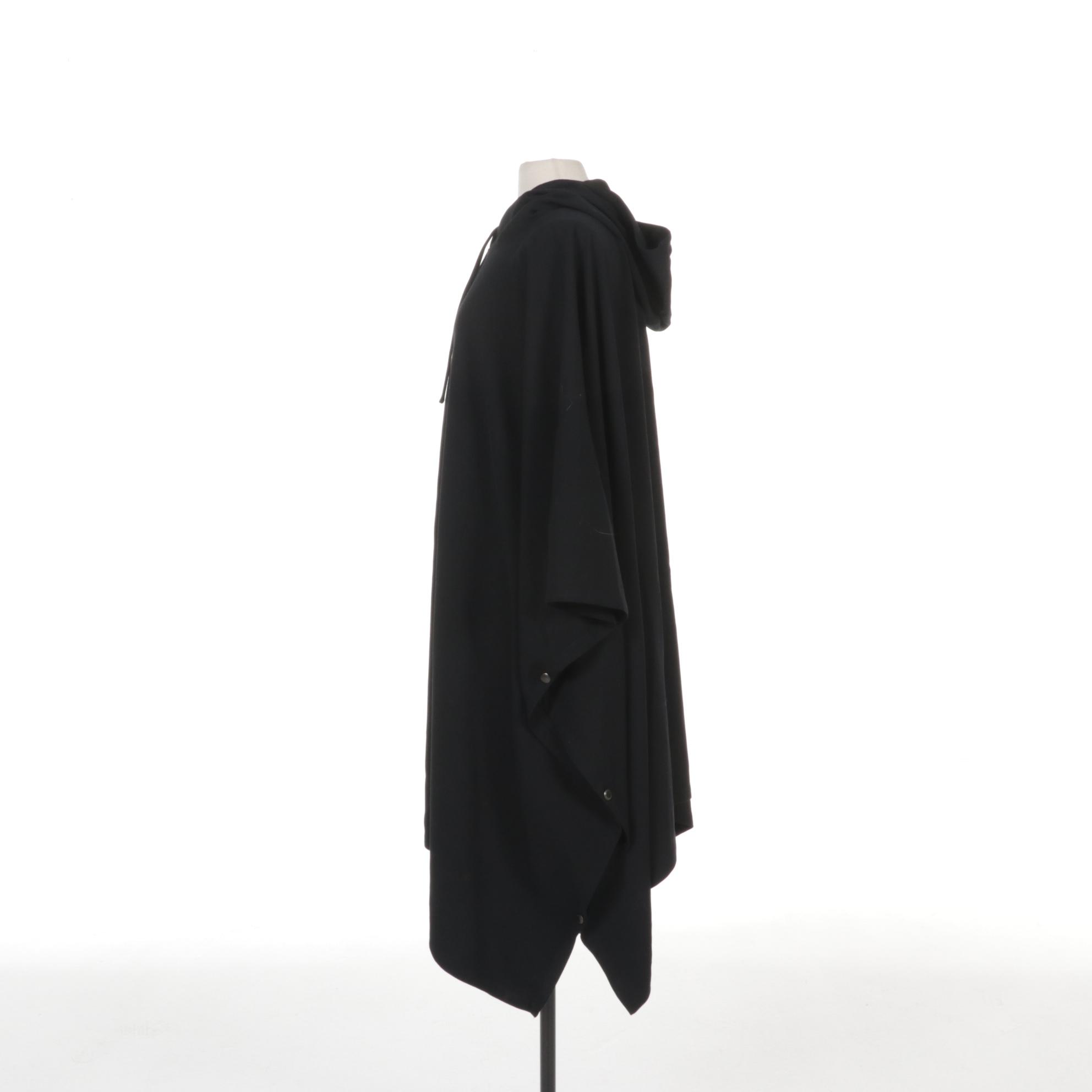 Ralph Lauren Hooded Poncho in Black