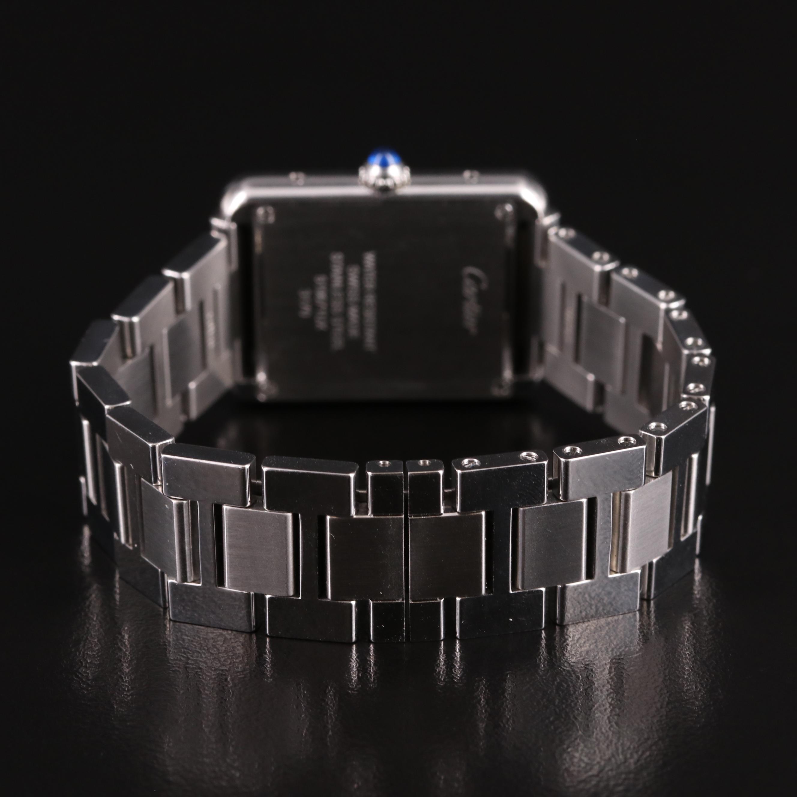 Cartier Tank Solo Small Steel Silver Quartz Watch