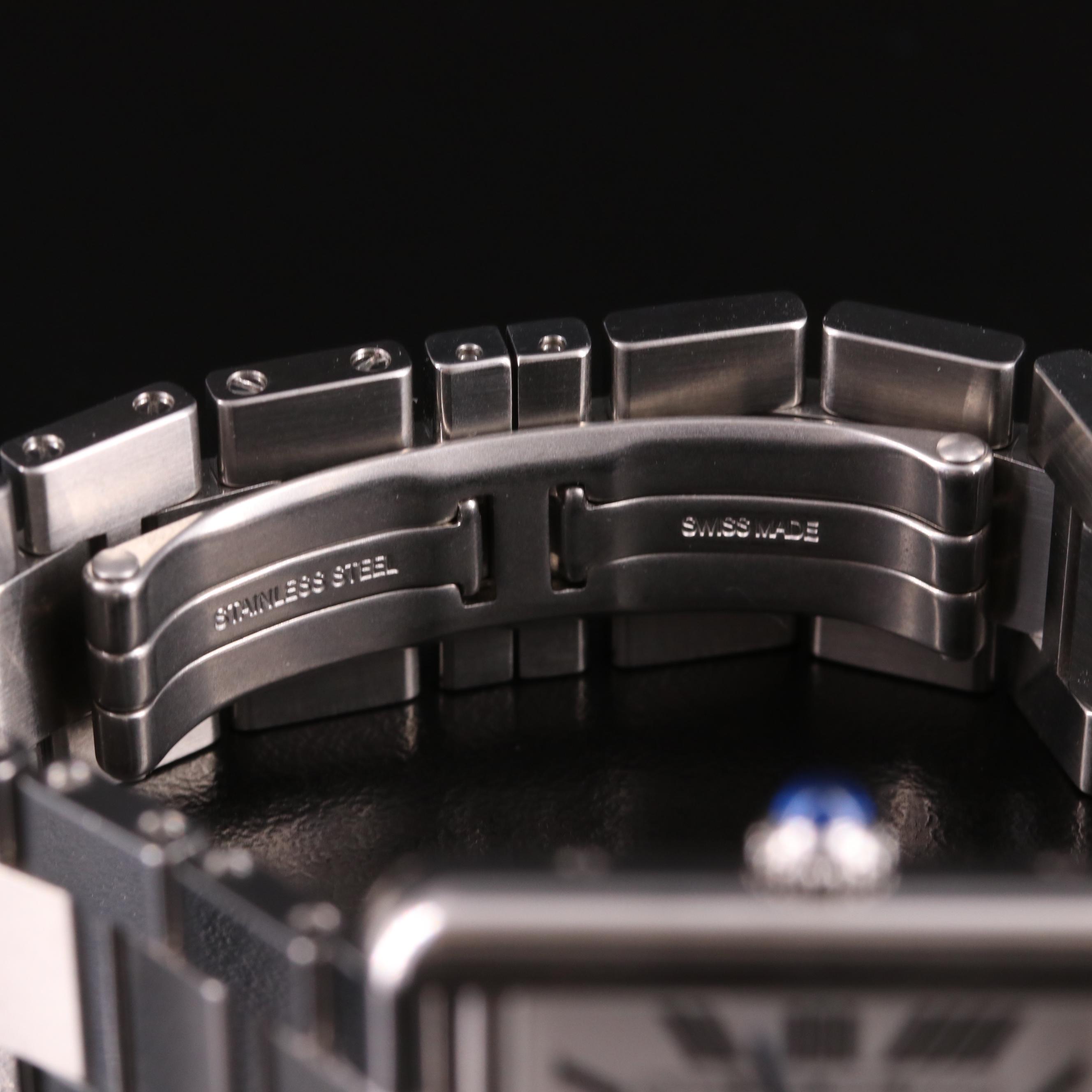 Cartier Tank Solo Small Steel Silver Quartz Watch