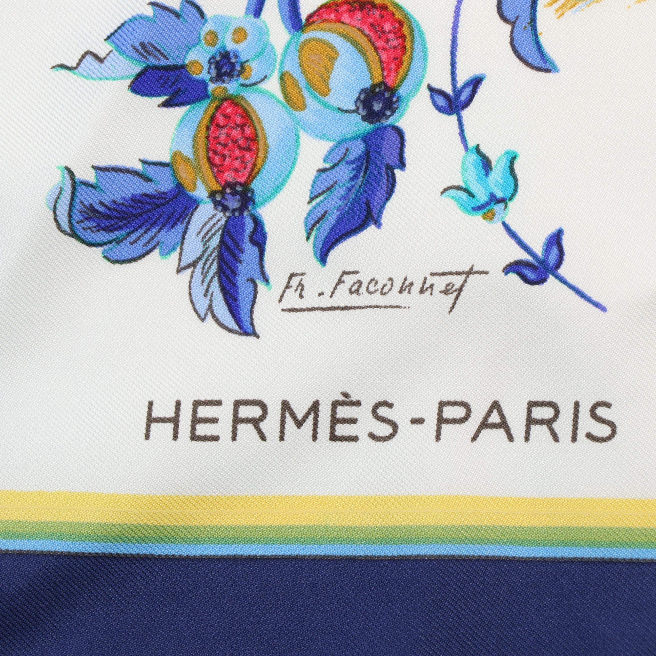 Hermès "Ceres" Scarf in Silk Twill