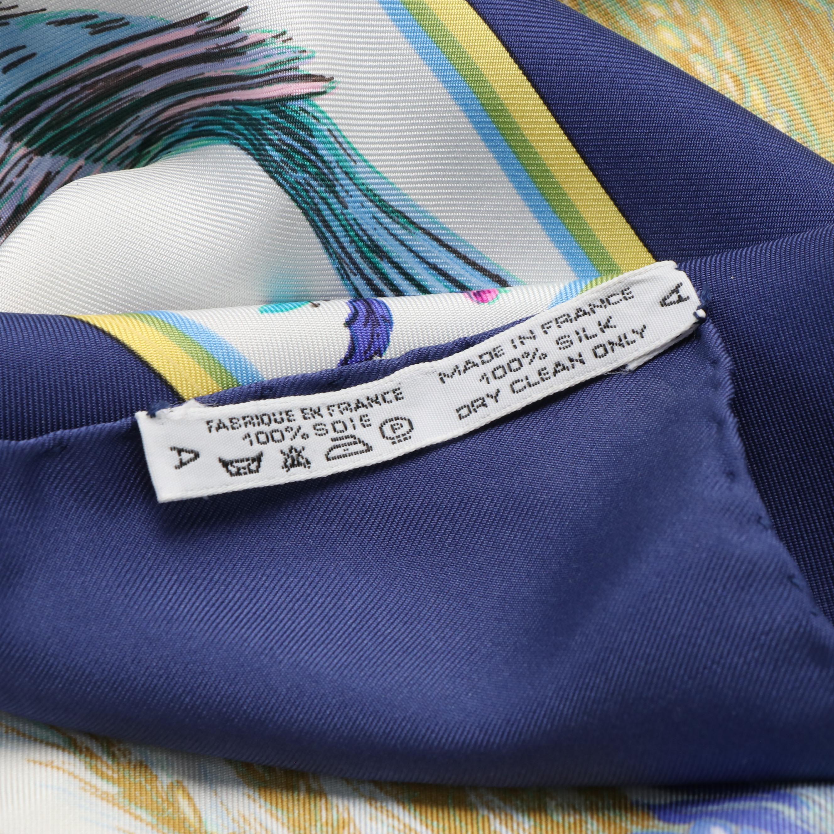 Hermès "Ceres" Scarf in Silk Twill