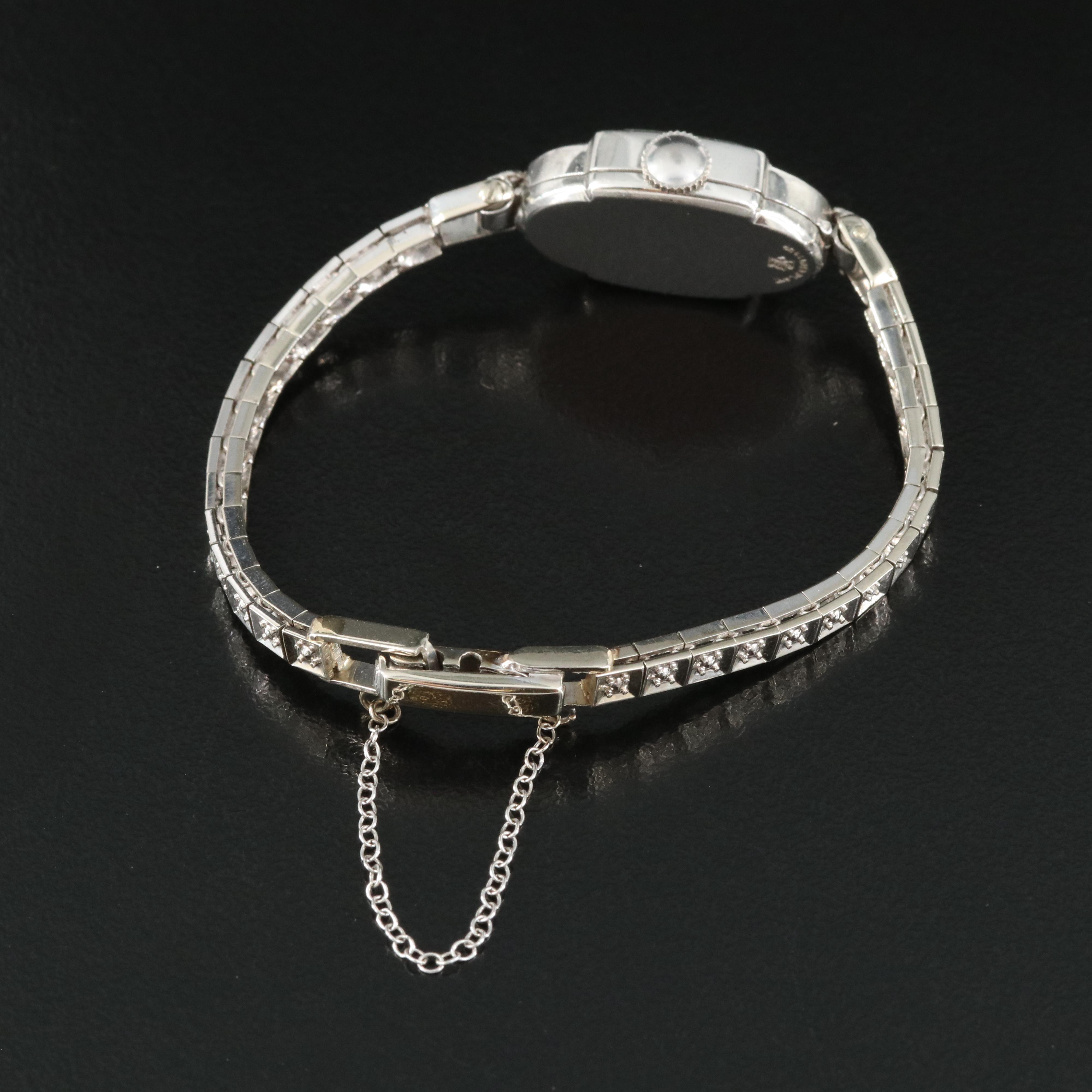 1937 Hamilton Platinum and Diamond Watch