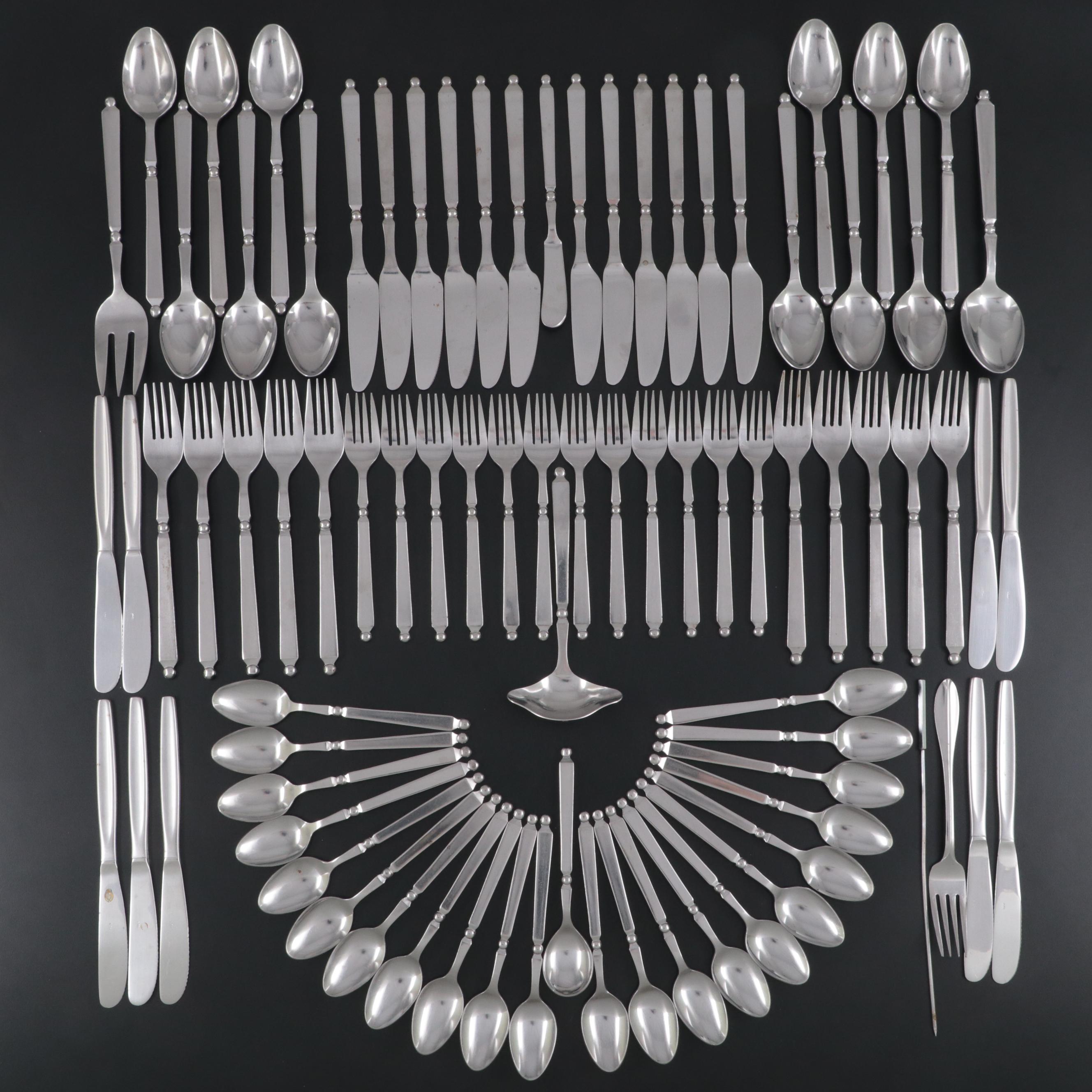 Stanley Roberts "Liberte" Stainless Steel Flatware and Serving Utensils