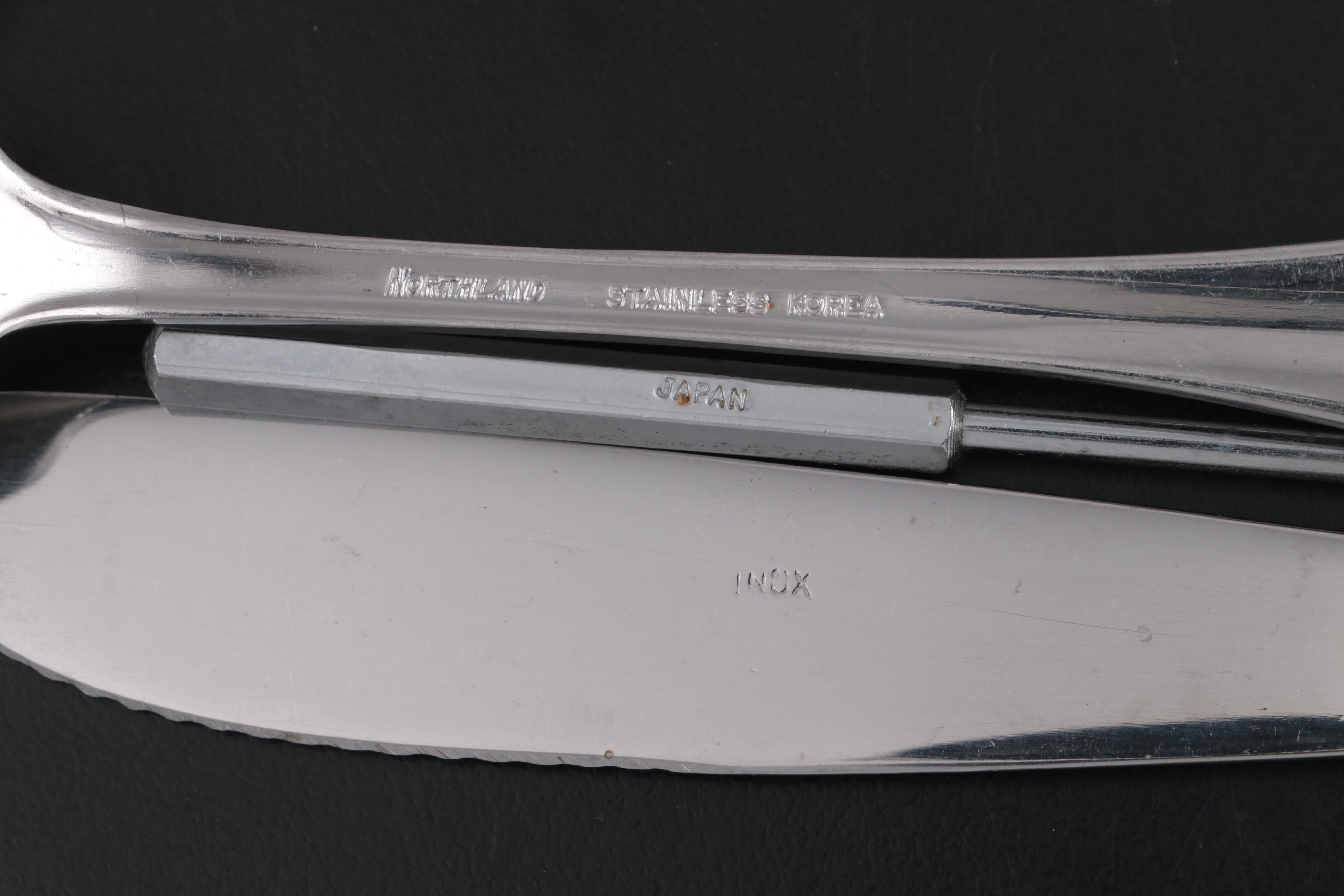 Stanley Roberts "Liberte" Stainless Steel Flatware and Serving Utensils