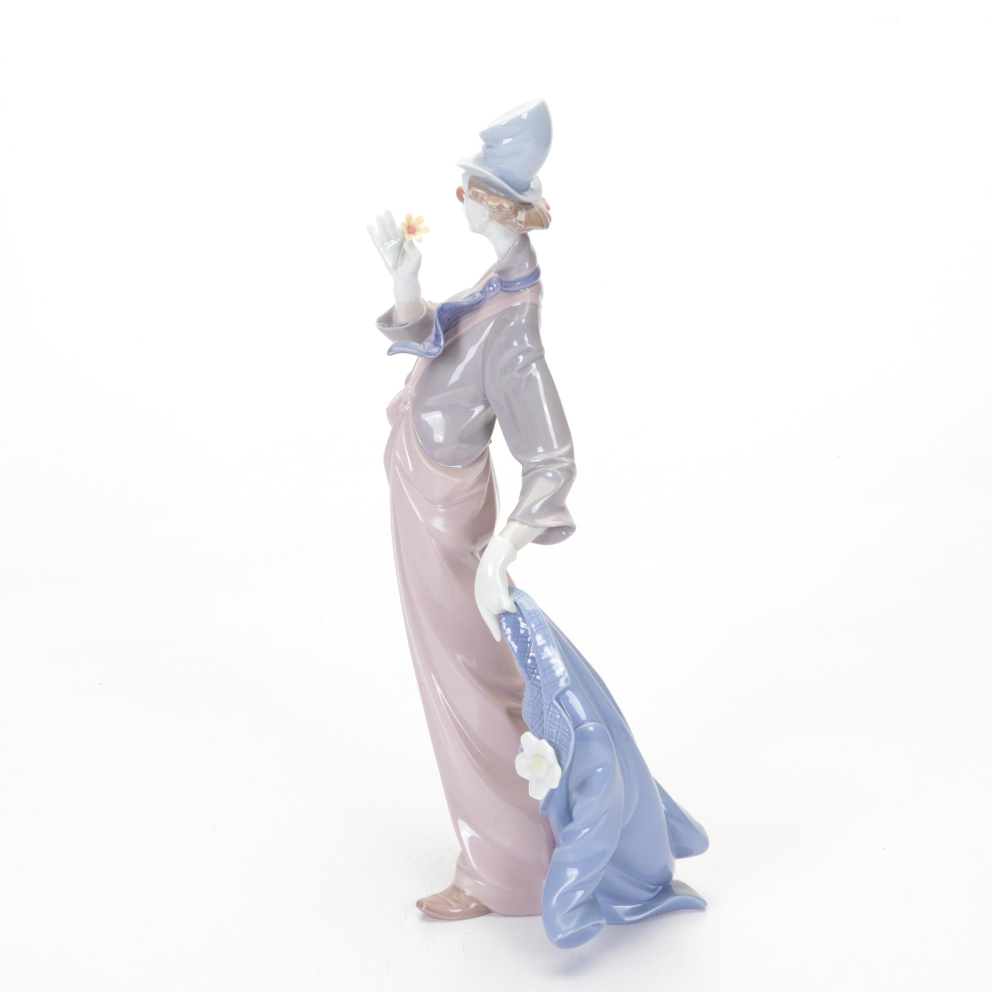Lladró "A Mile of Style" and Other Porcelain Clown Figurines