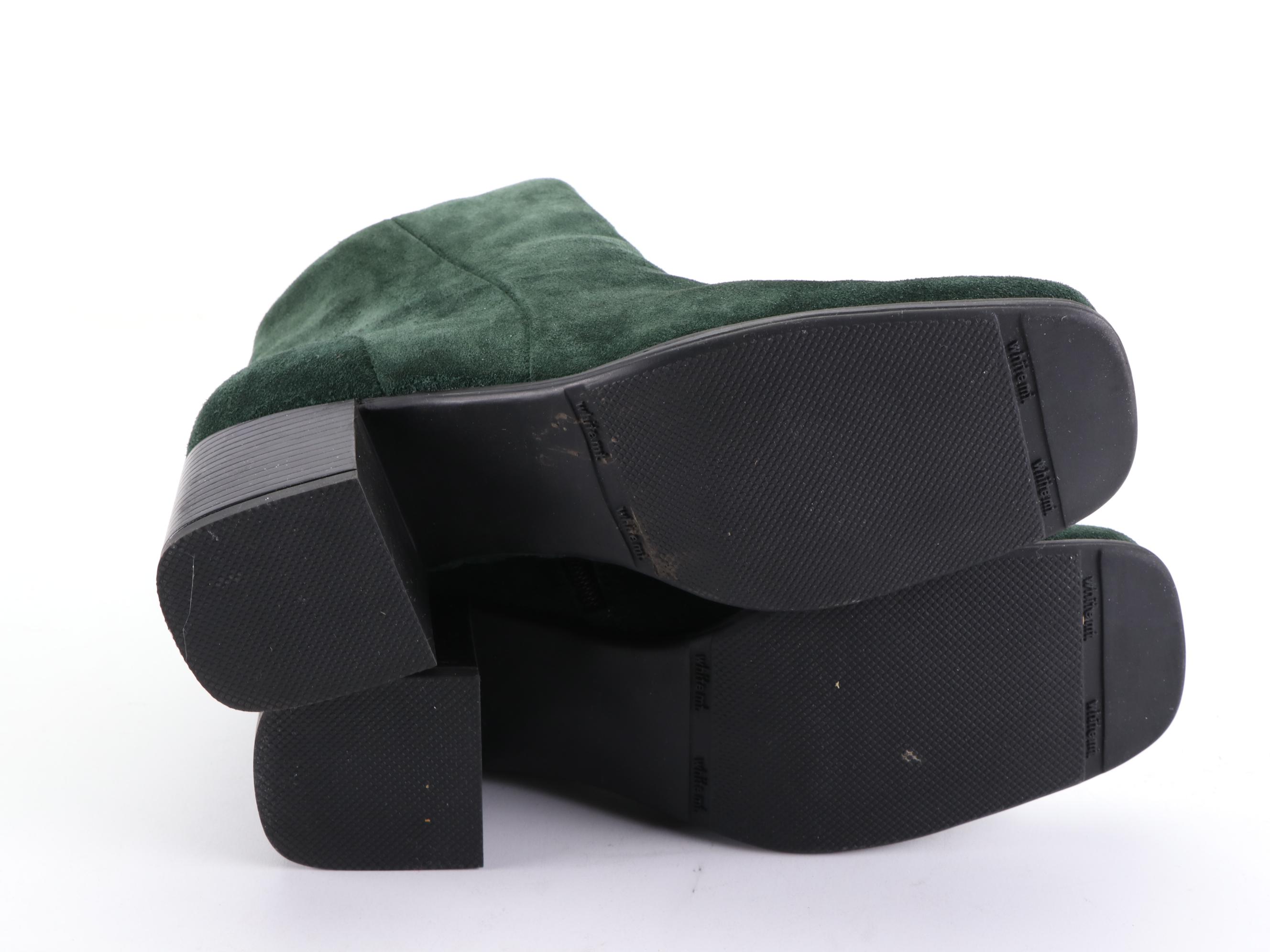 White Mountain Suede Ankle Boots and Easy Spirit Leather Boots with Boxes