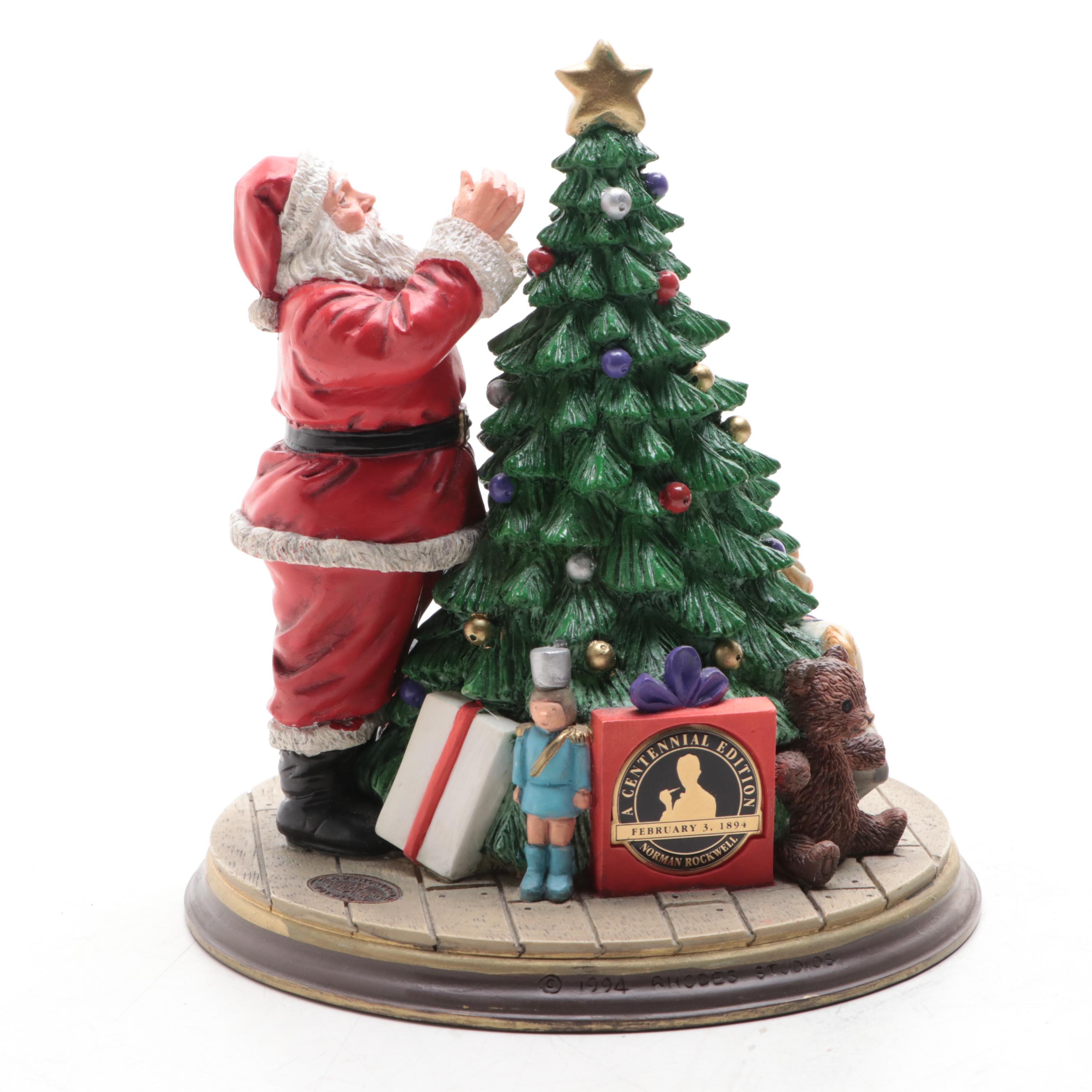 Jim Shore "O'er the Fields We Go" and Other Santa Figurines