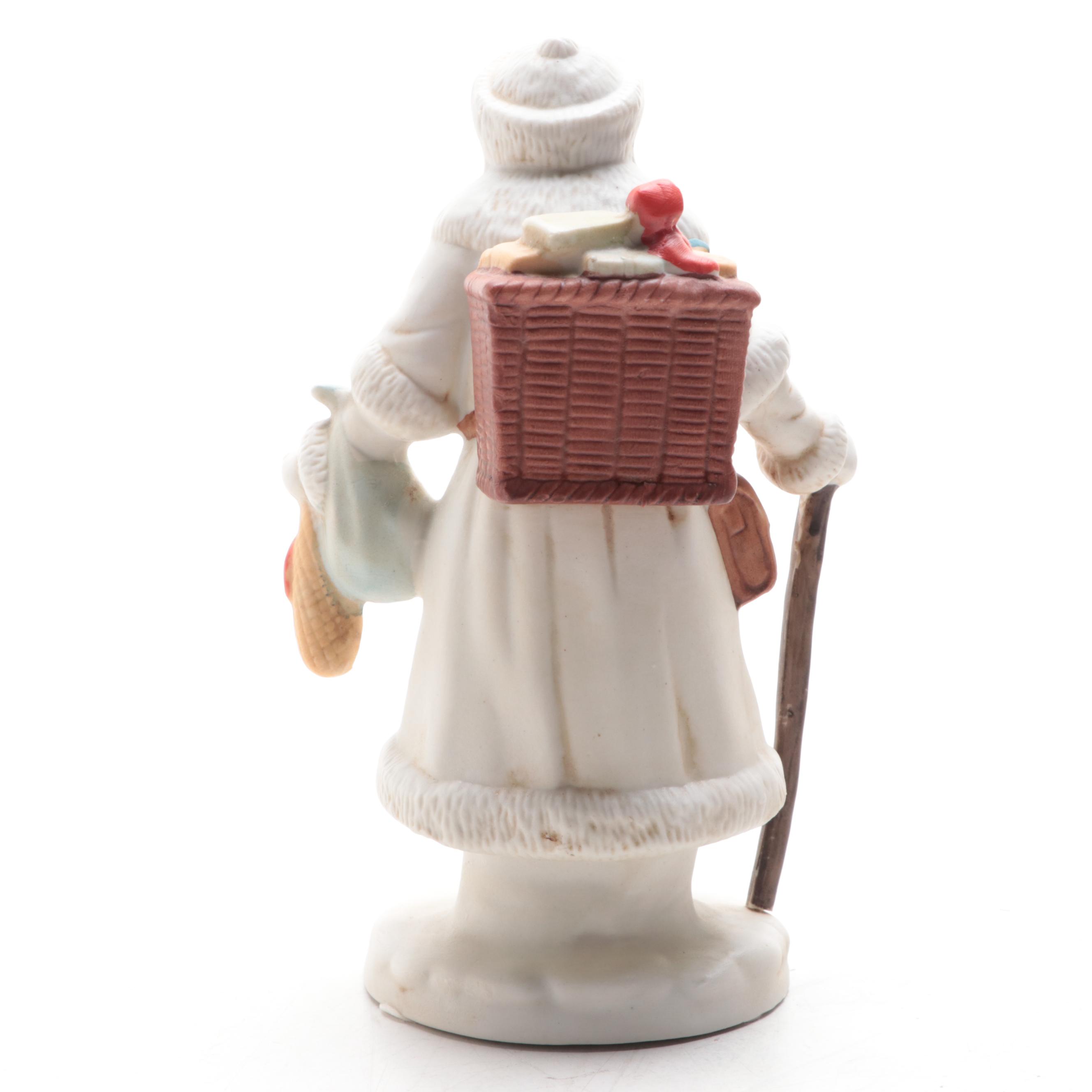Jim Shore "O'er the Fields We Go" and Other Santa Figurines