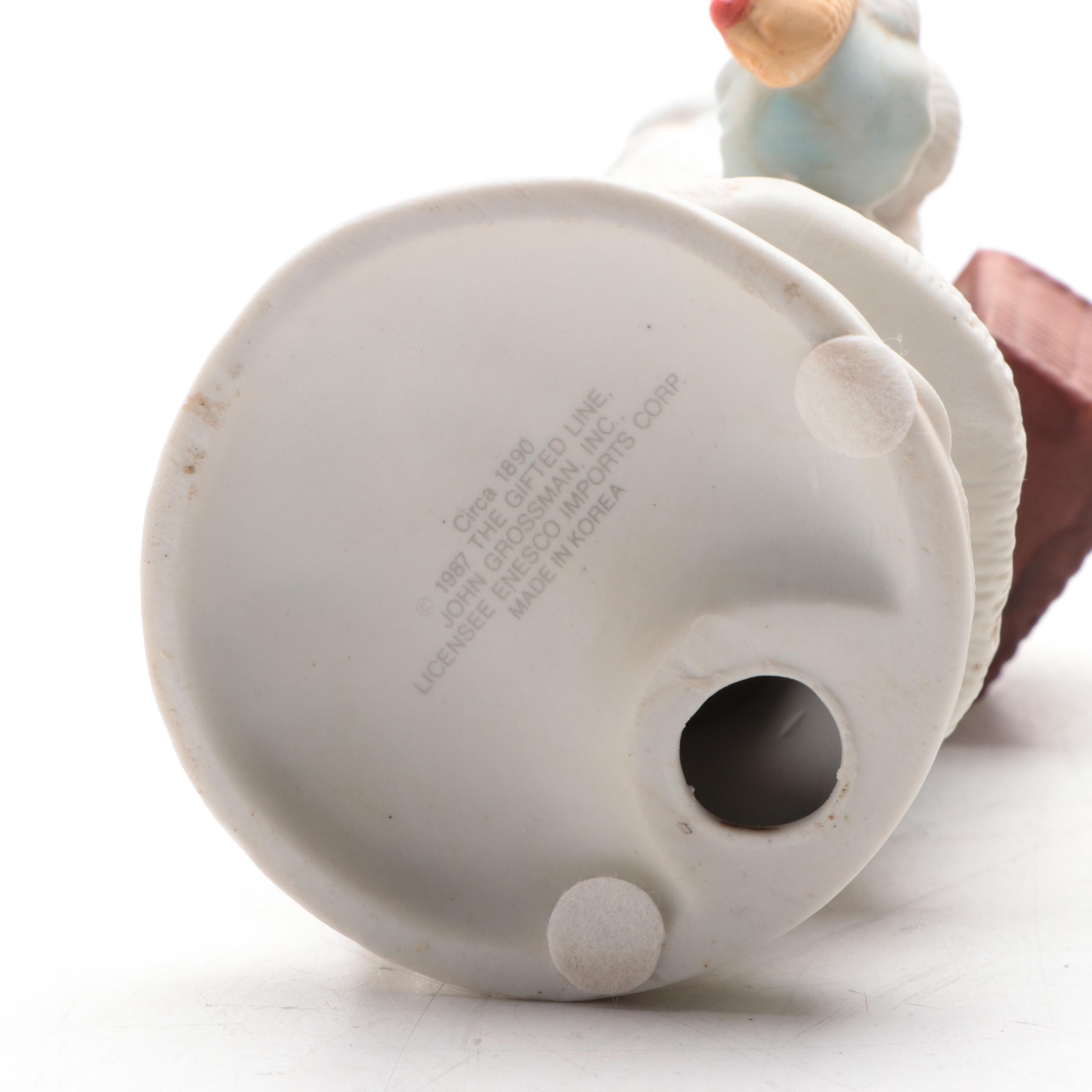 Jim Shore "O'er the Fields We Go" and Other Santa Figurines