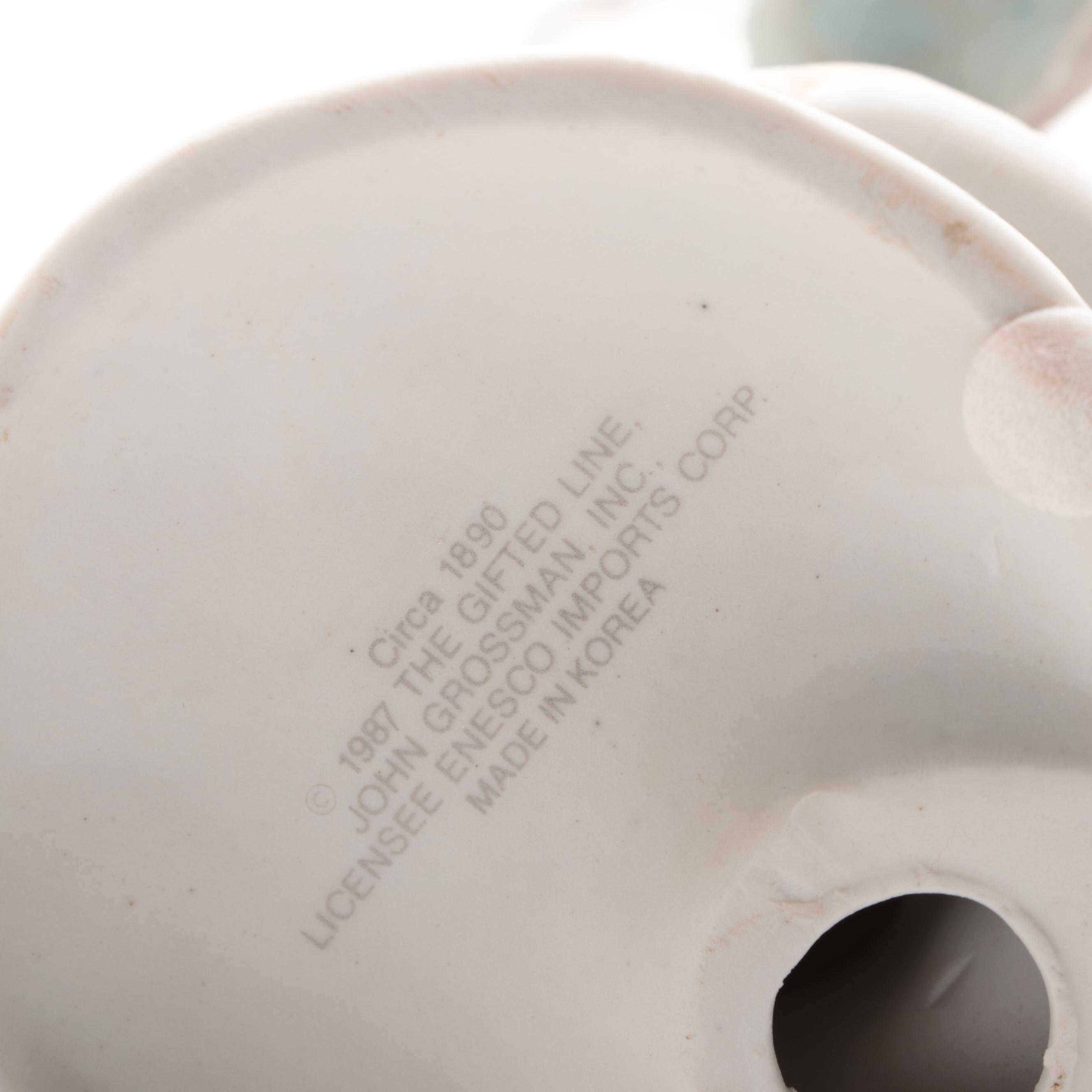 Jim Shore "O'er the Fields We Go" and Other Santa Figurines