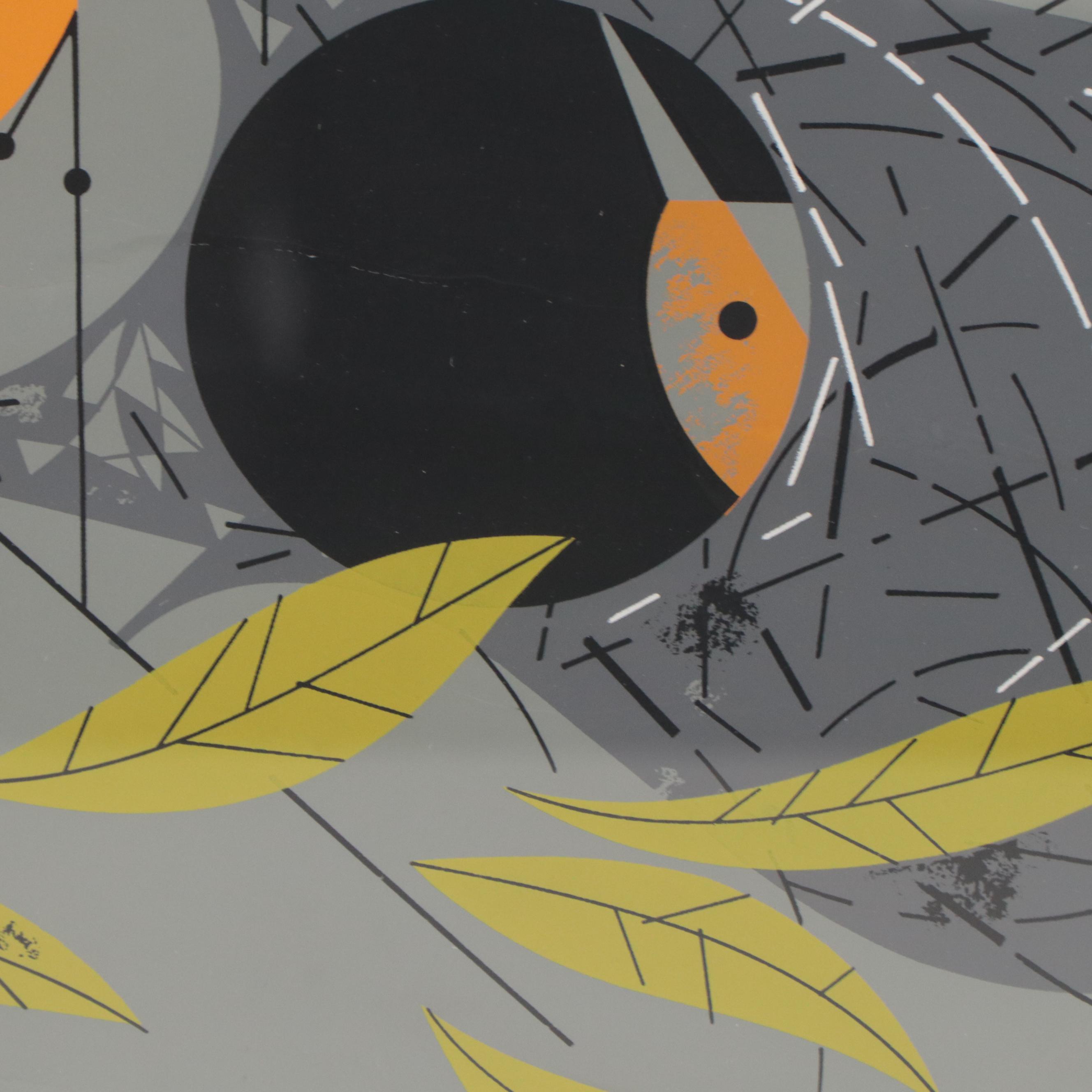 Charley Harper Ford Times Serigraph "Baltimore Oriole"