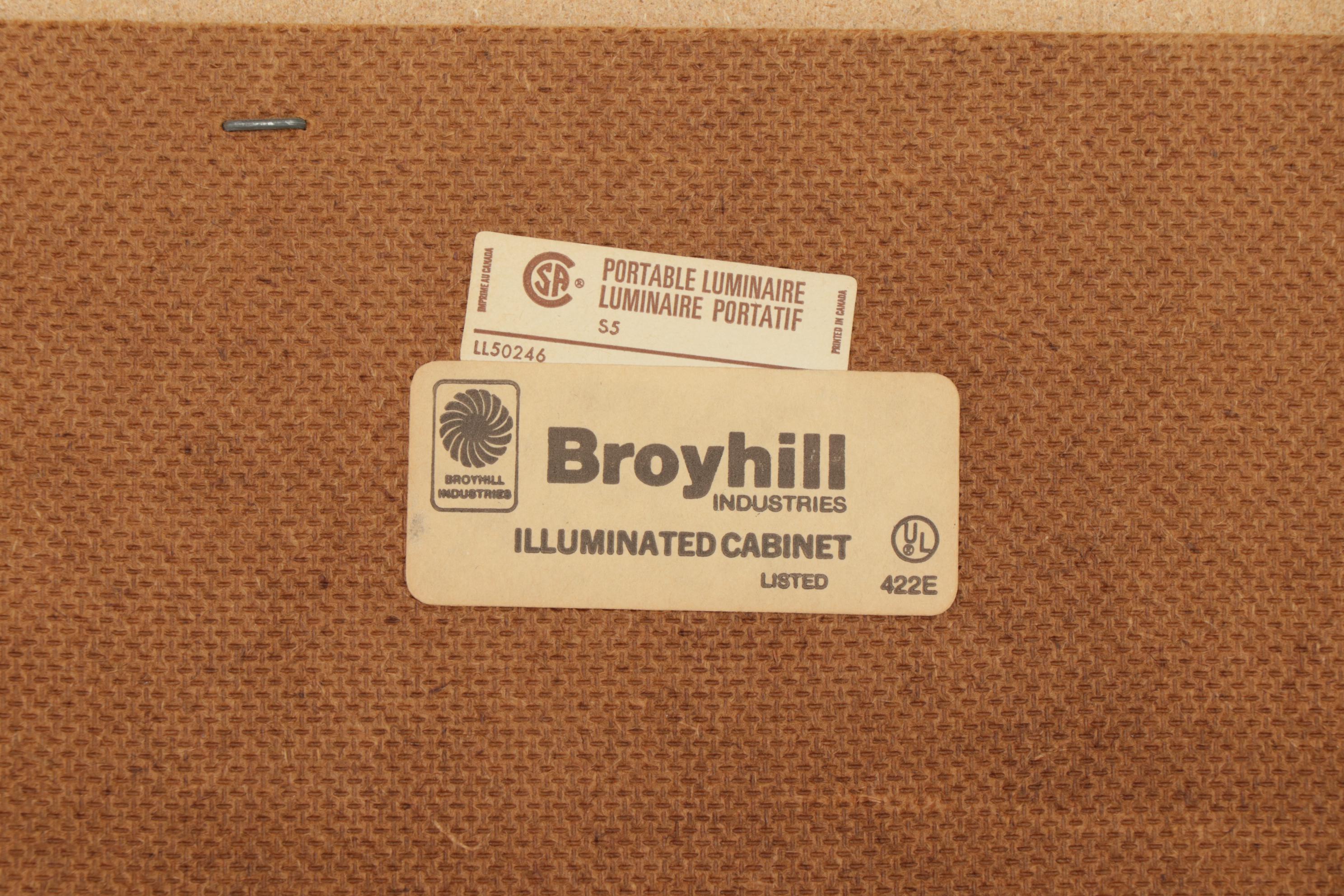 Broyhill Cherry-Finished Five-Piece Modular Bookcase Wall Unit