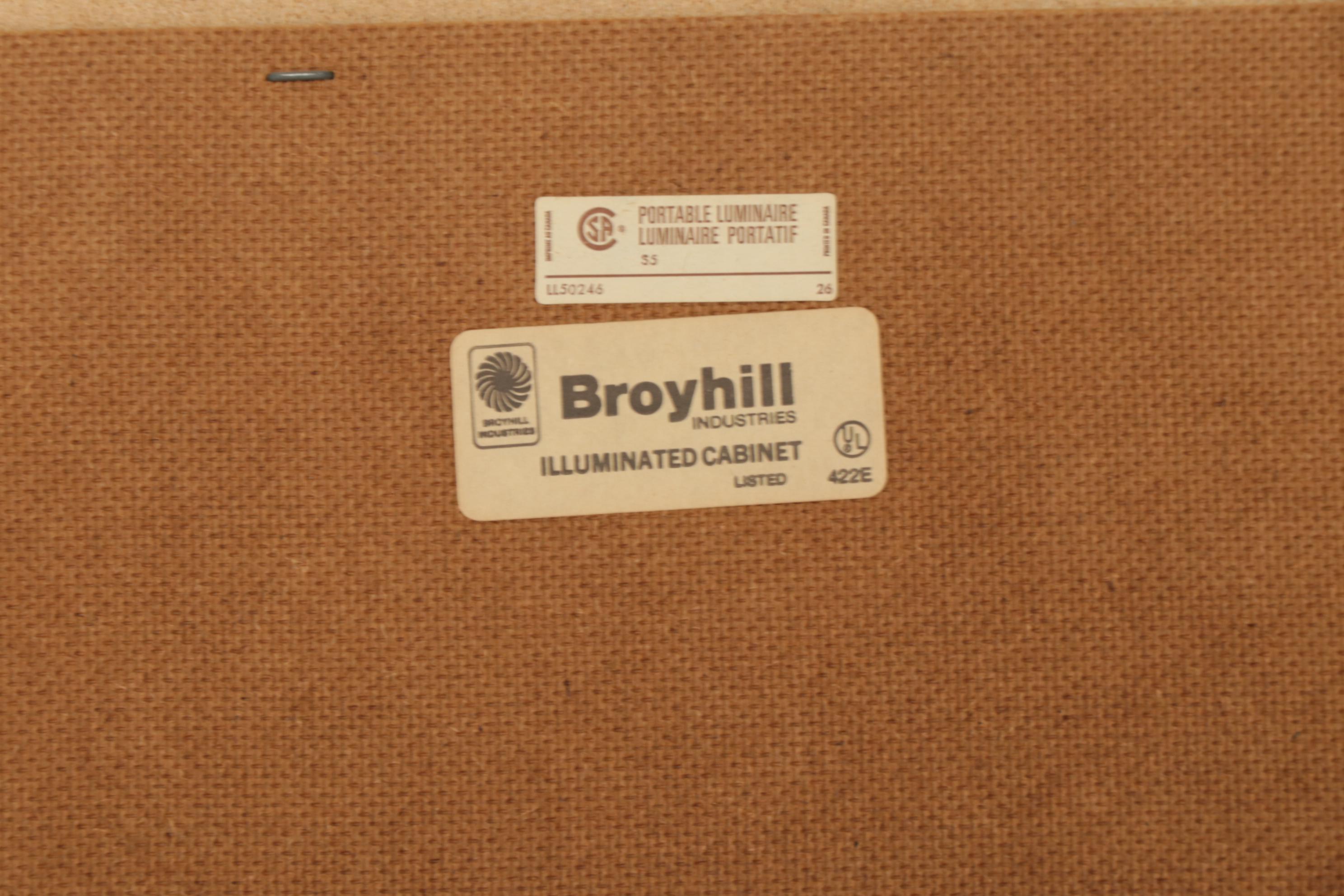 Broyhill Cherry-Finished Five-Piece Modular Bookcase Wall Unit