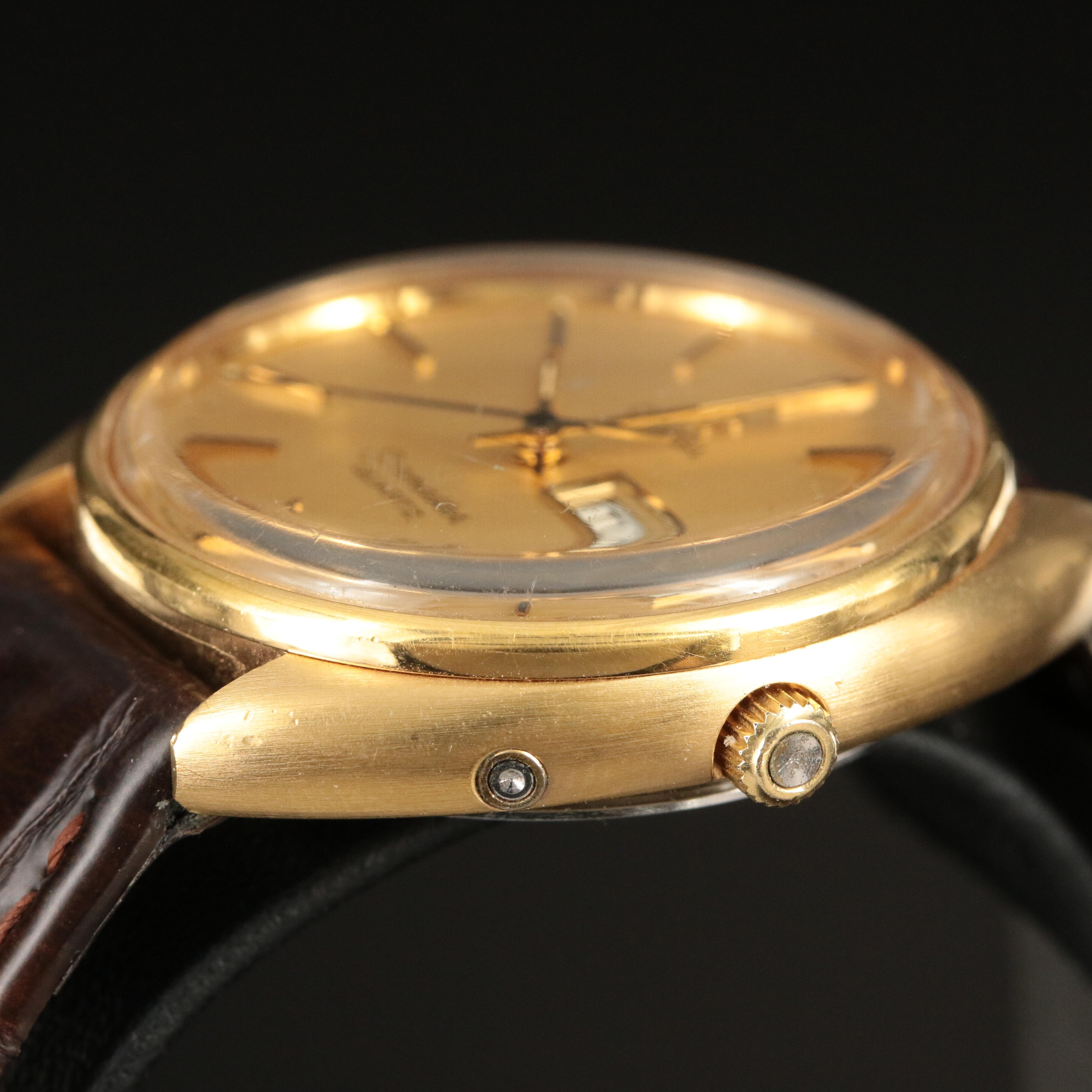 Omega Seamaster Gold-Plated Day-Date 36MM Watch