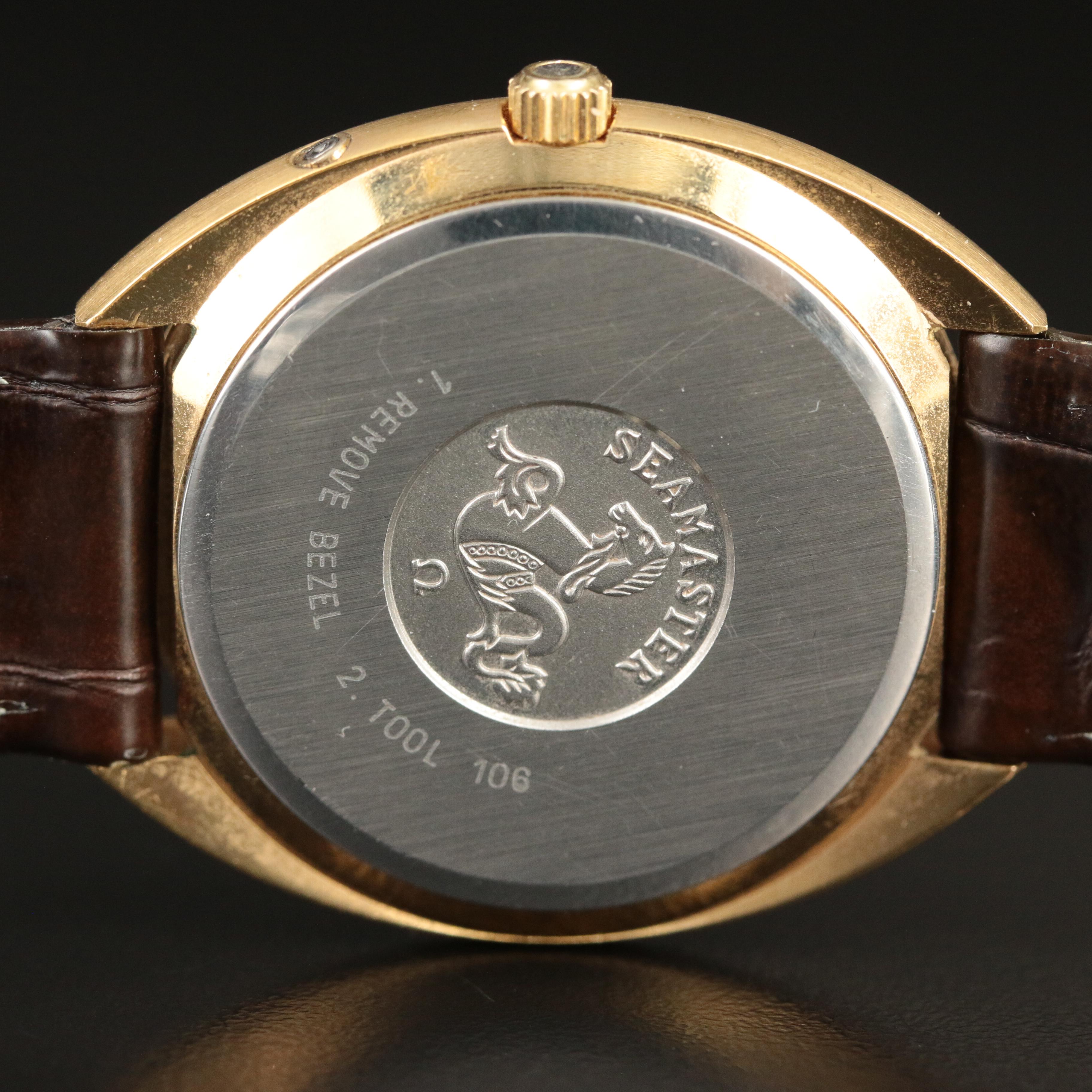 Omega Seamaster Gold-Plated Day-Date 36MM Watch