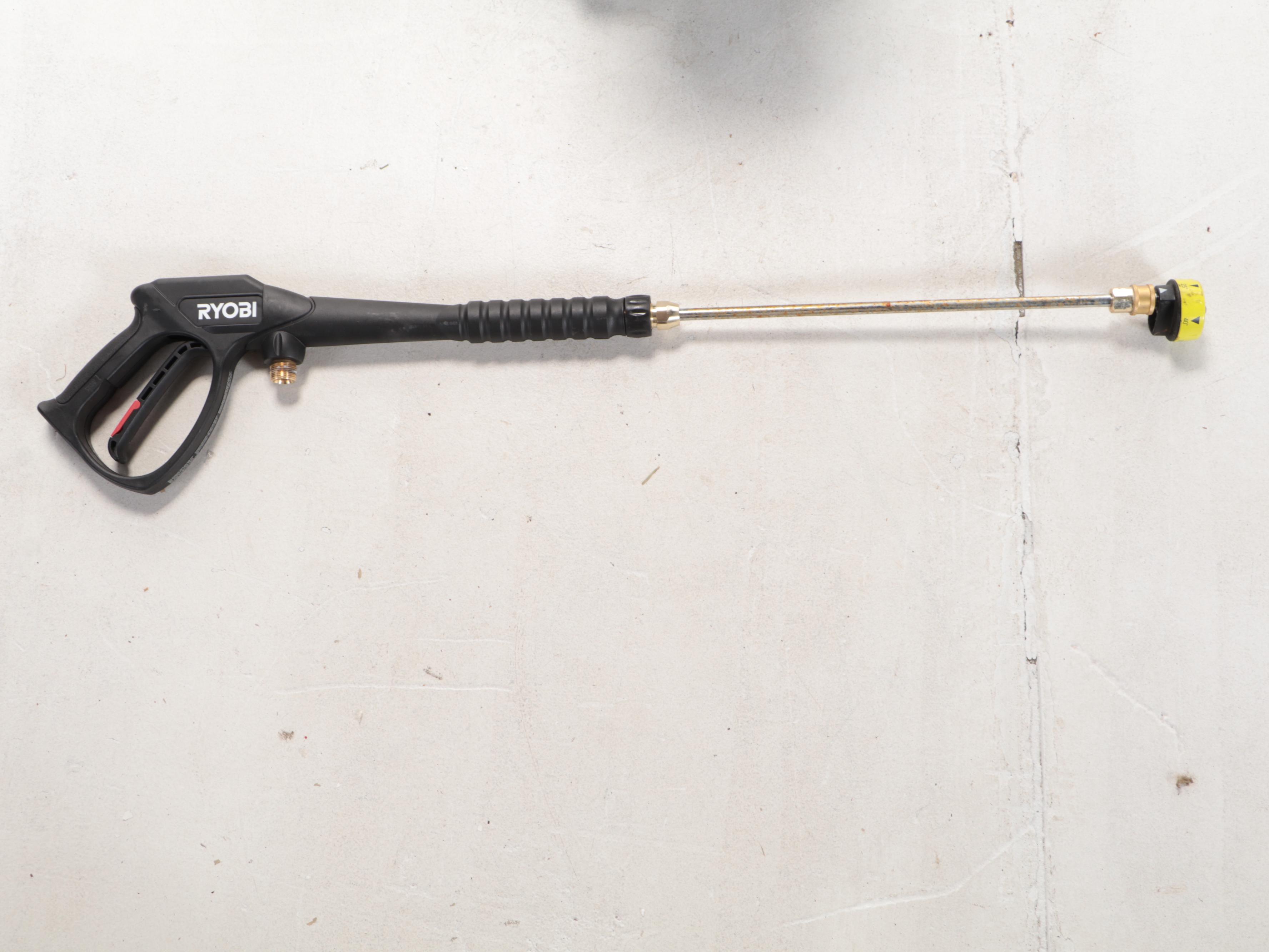 Ryobi Pressure Washer, Cordless 8" Chainsaw, Extender Poles, Hedge Trimmer