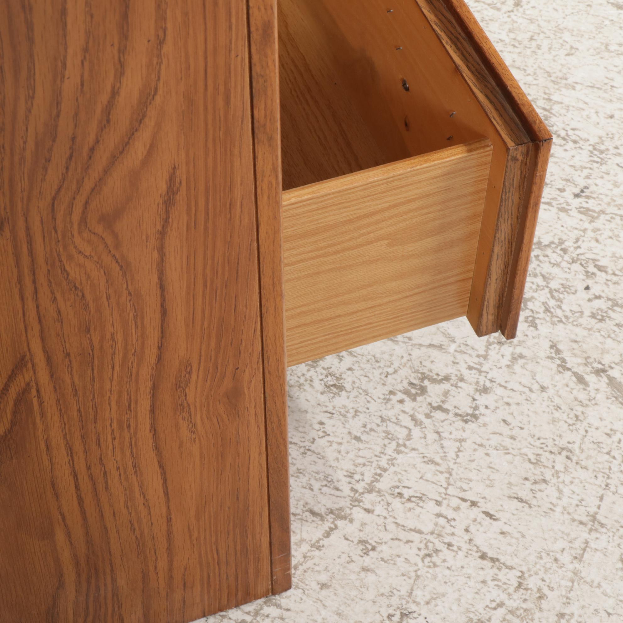 Broyhill Furniture Lenoir House Oak Finish Wardrobe