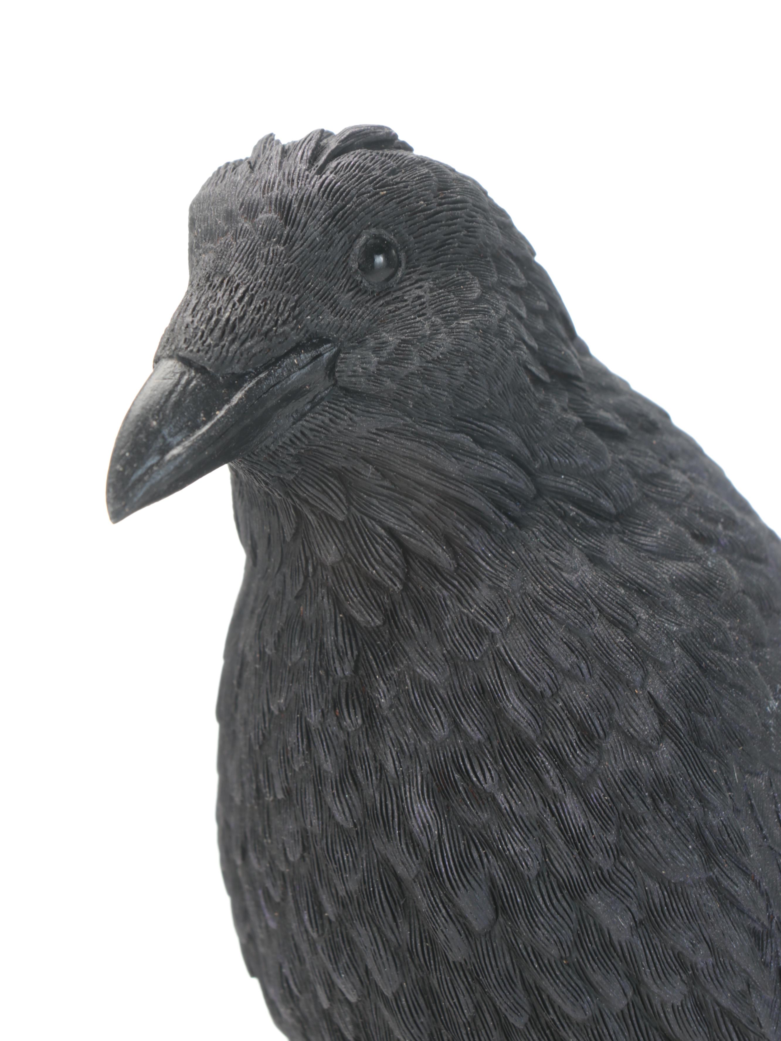 J.S Meyer Carved Raven, 1997