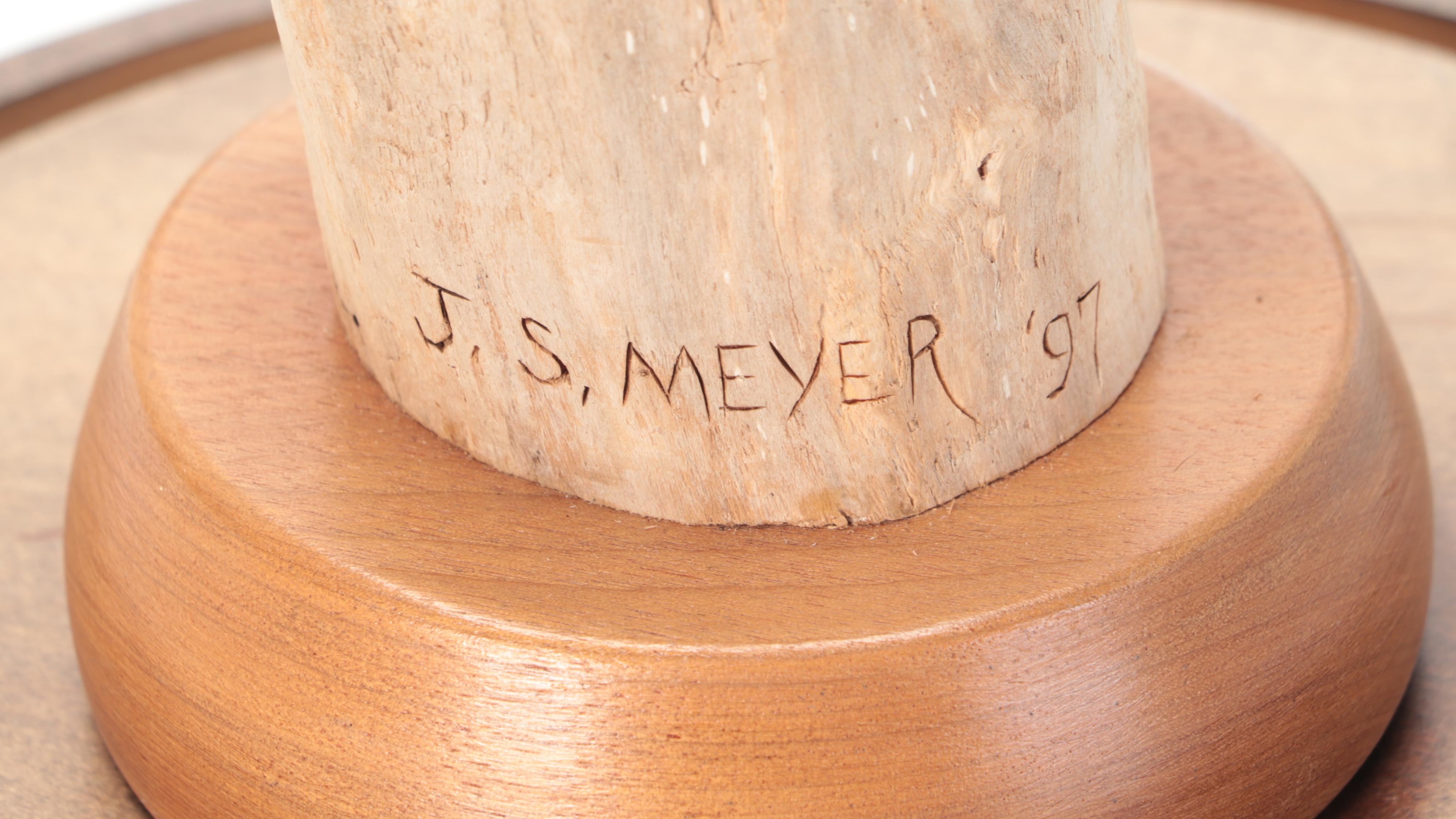 J.S Meyer Carved Raven, 1997