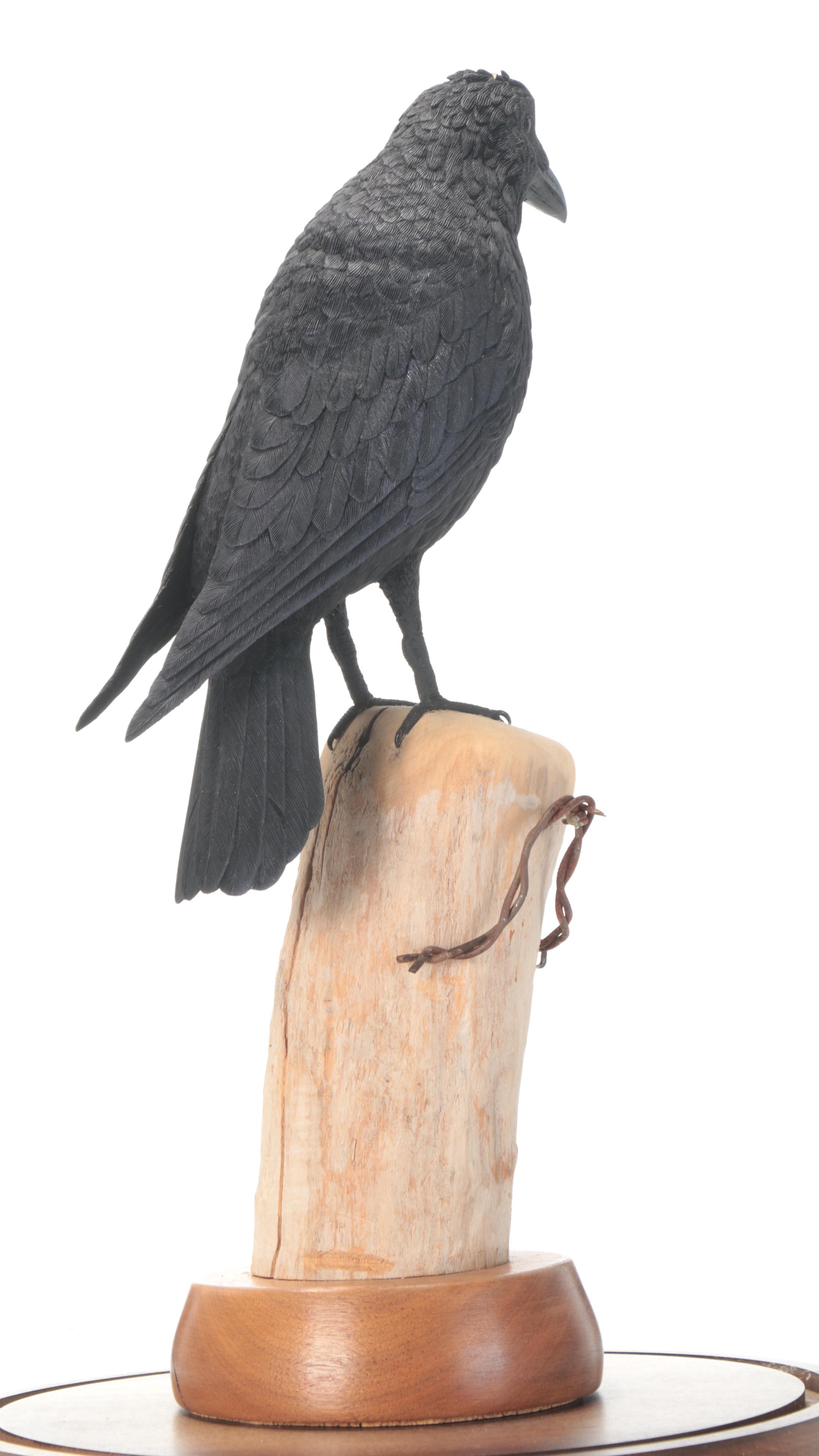 J.S Meyer Carved Raven, 1997